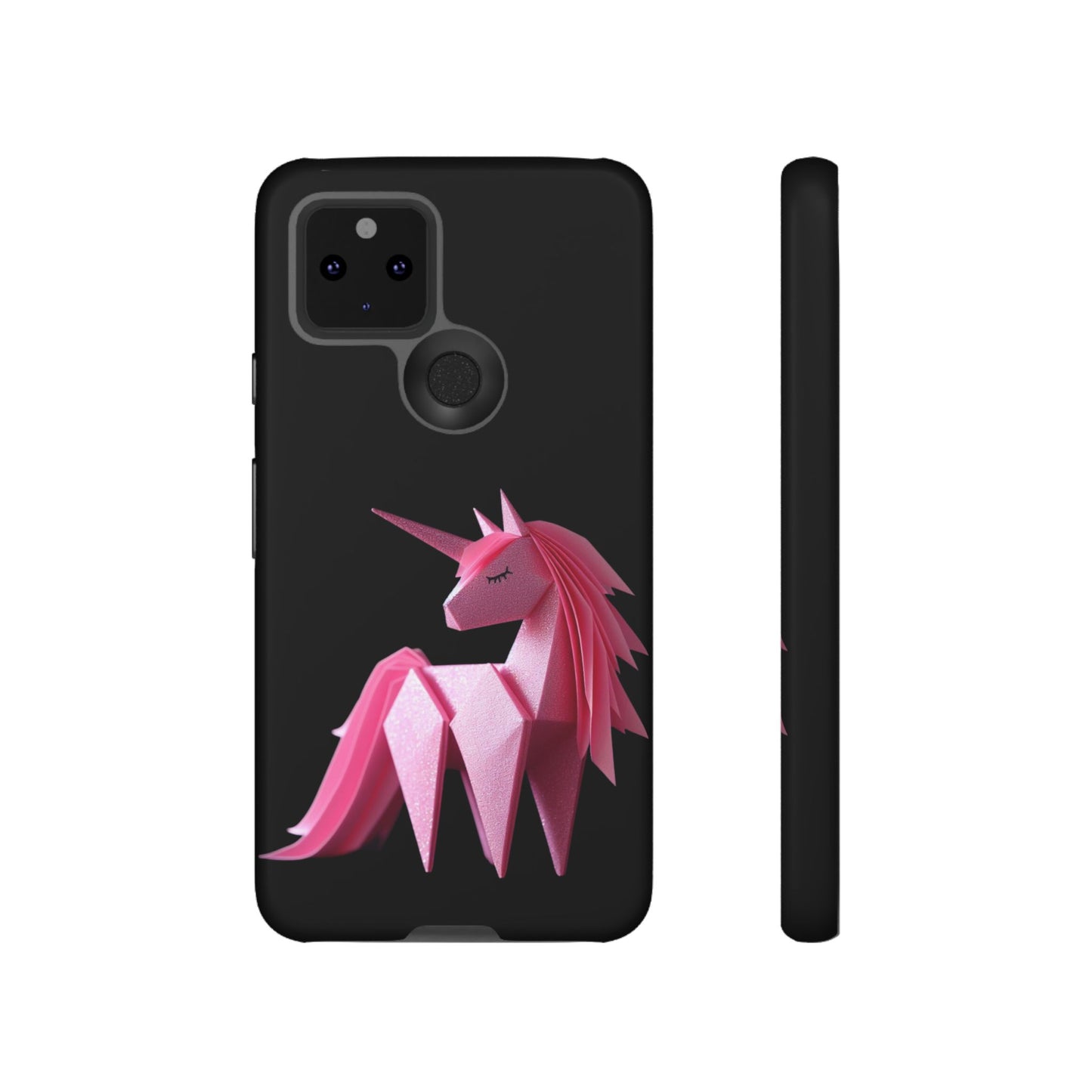 Origami Pink Unicorn Tough Cases iPhone/Google/Samsung