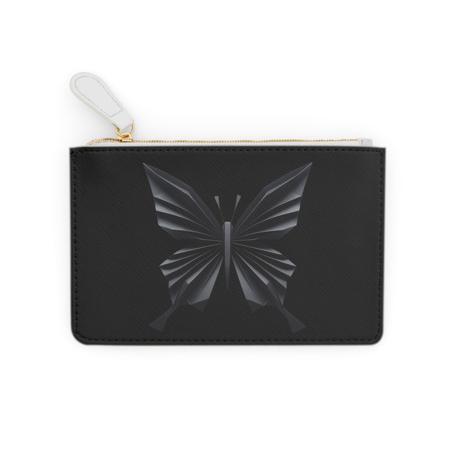 Black Butterfly Mini Clutch Bag