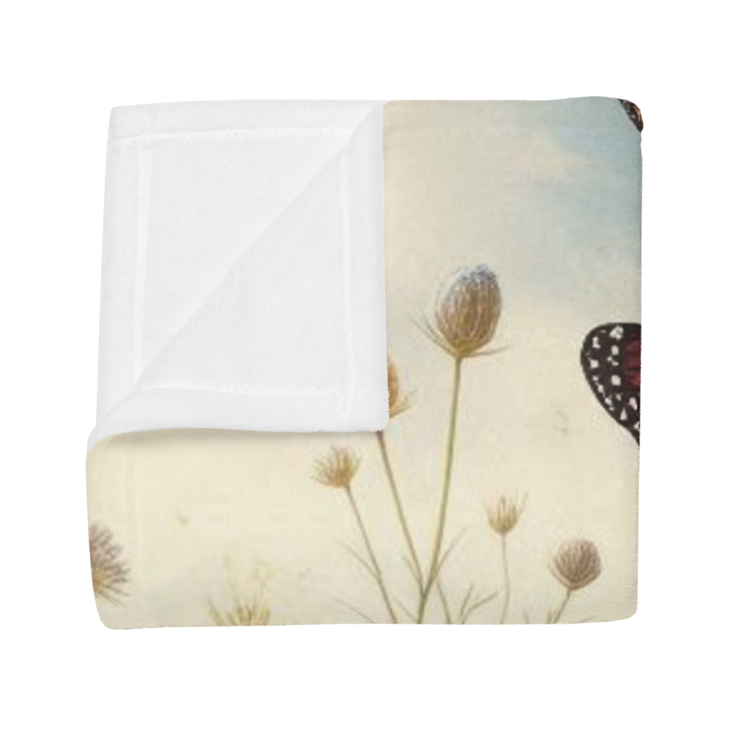 Wild Flowers #2 Plush Fleece Blanket