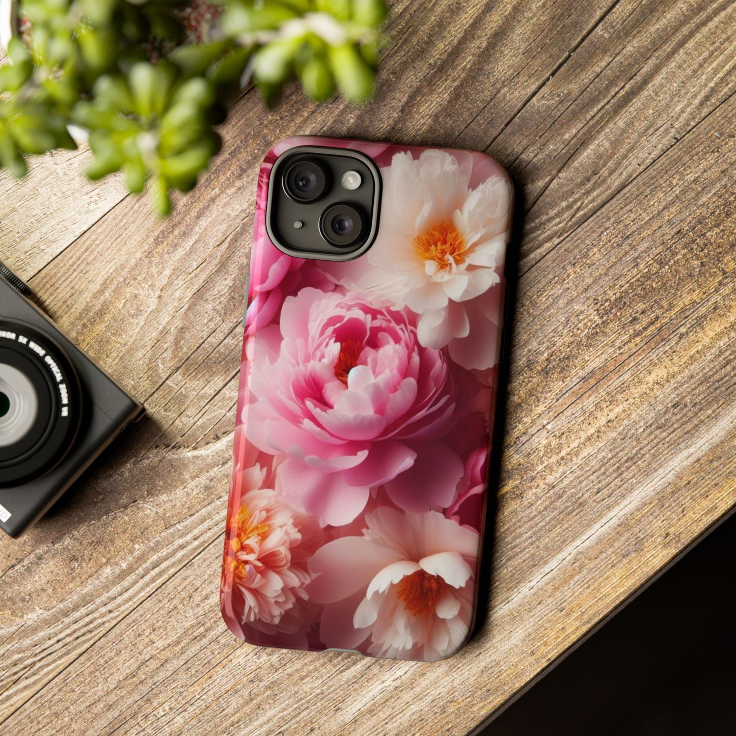 Peonies Tough Cases iPhone/Google/Samsung