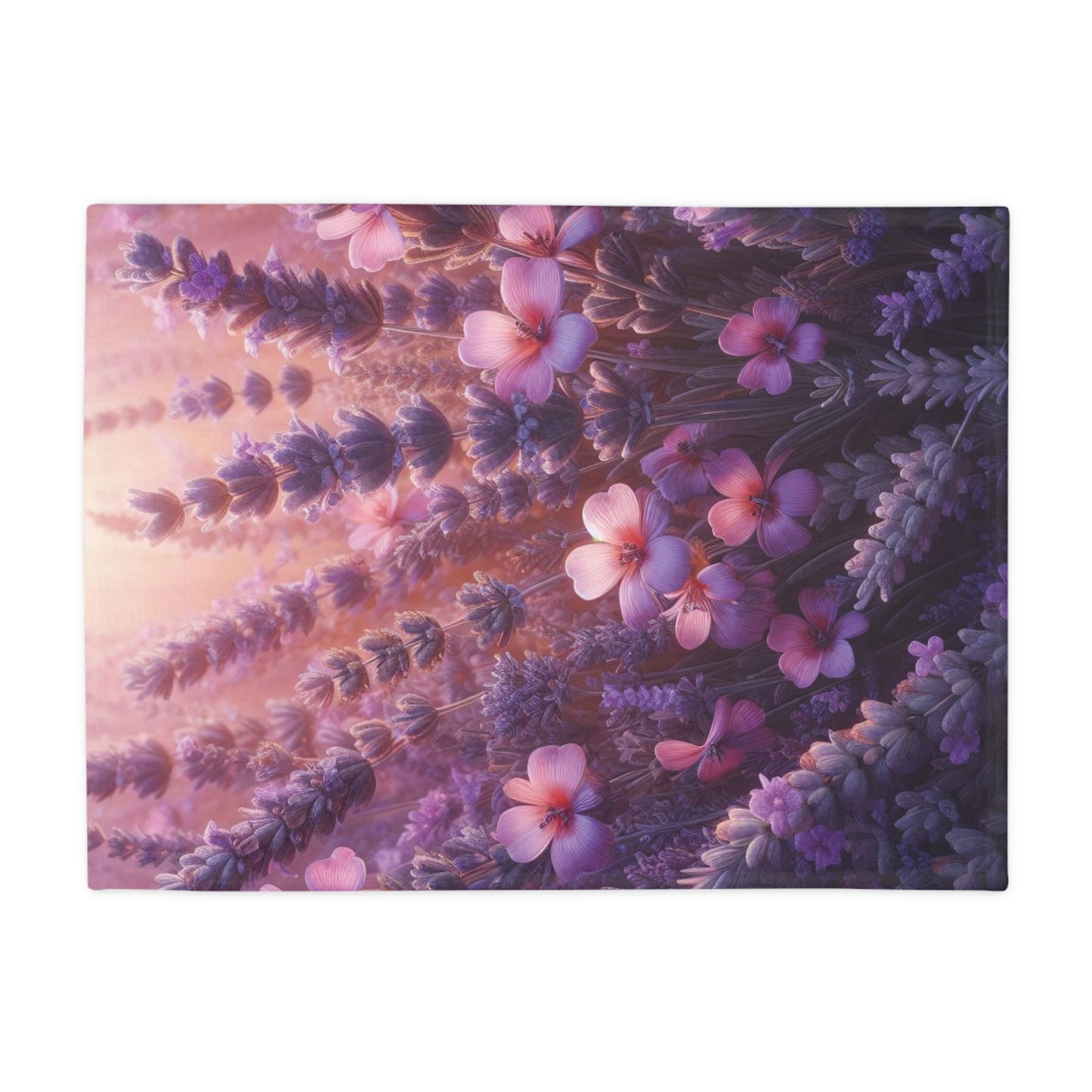 Wild Lavender #3 Plush Fleece Blanket