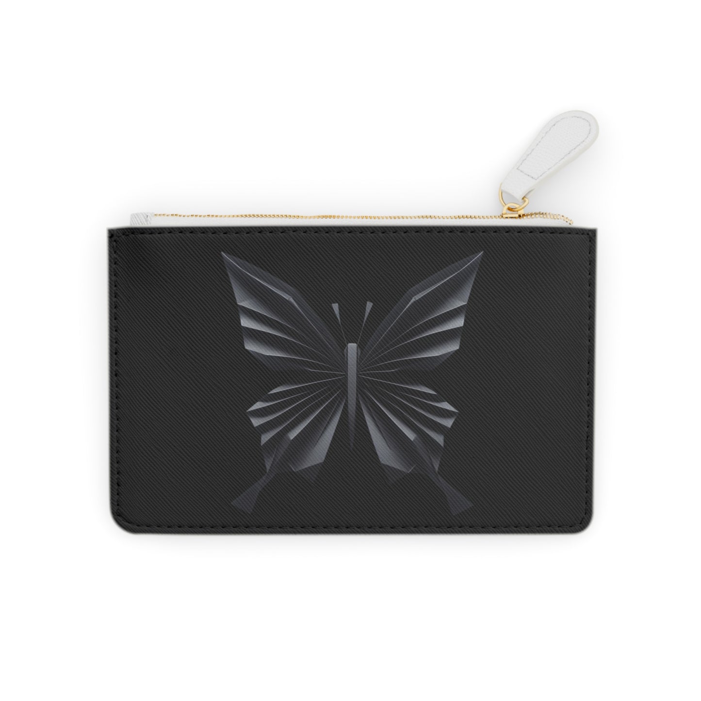 Black Butterfly Mini Clutch Bag