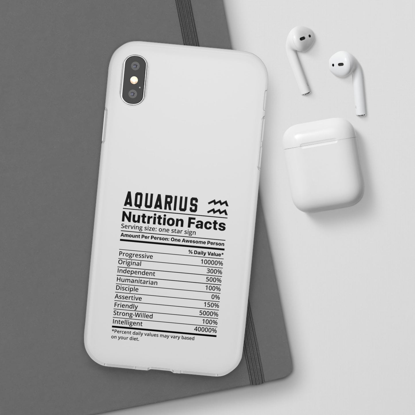 Aquarius Nutrition Flexi Cases iPhone/Samsung with Gift Wrapping Option