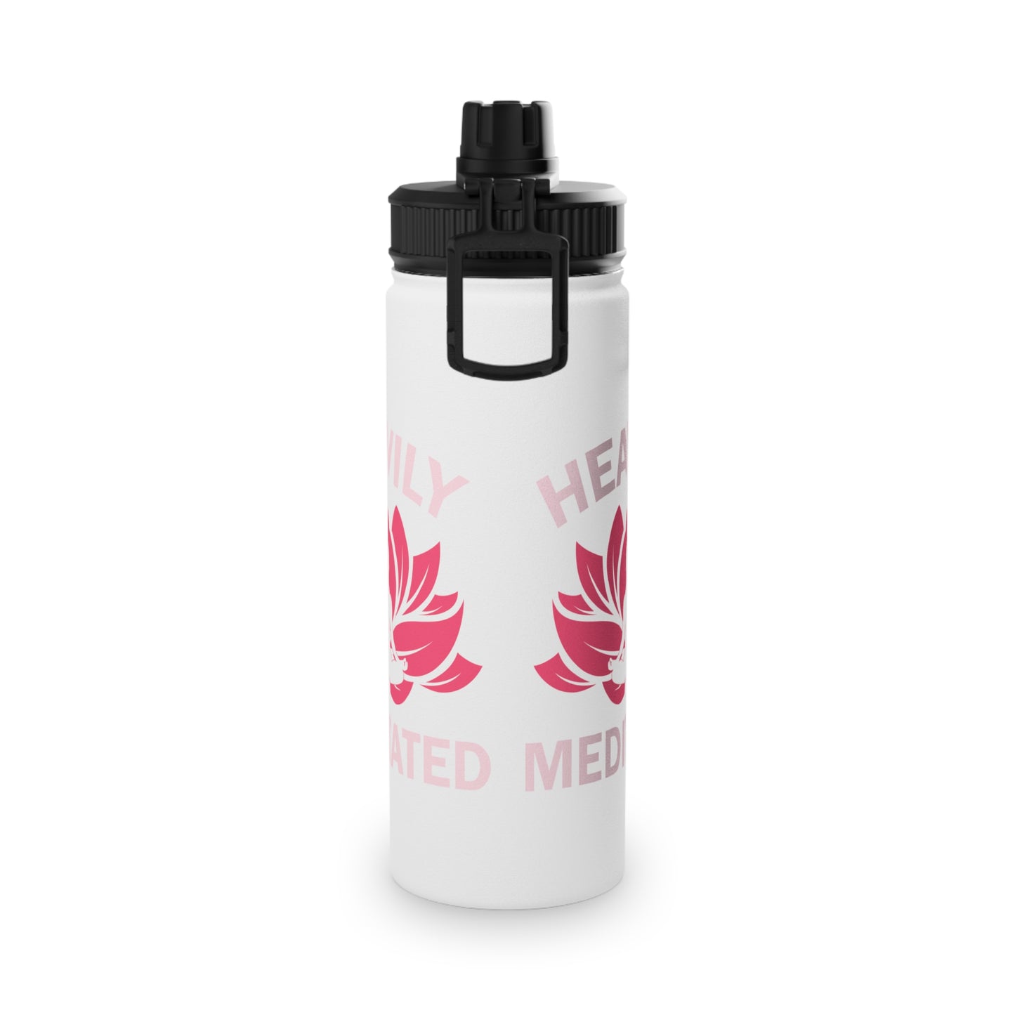 Heavily Meditated Stainless Steel Water Bottle - # Sizes