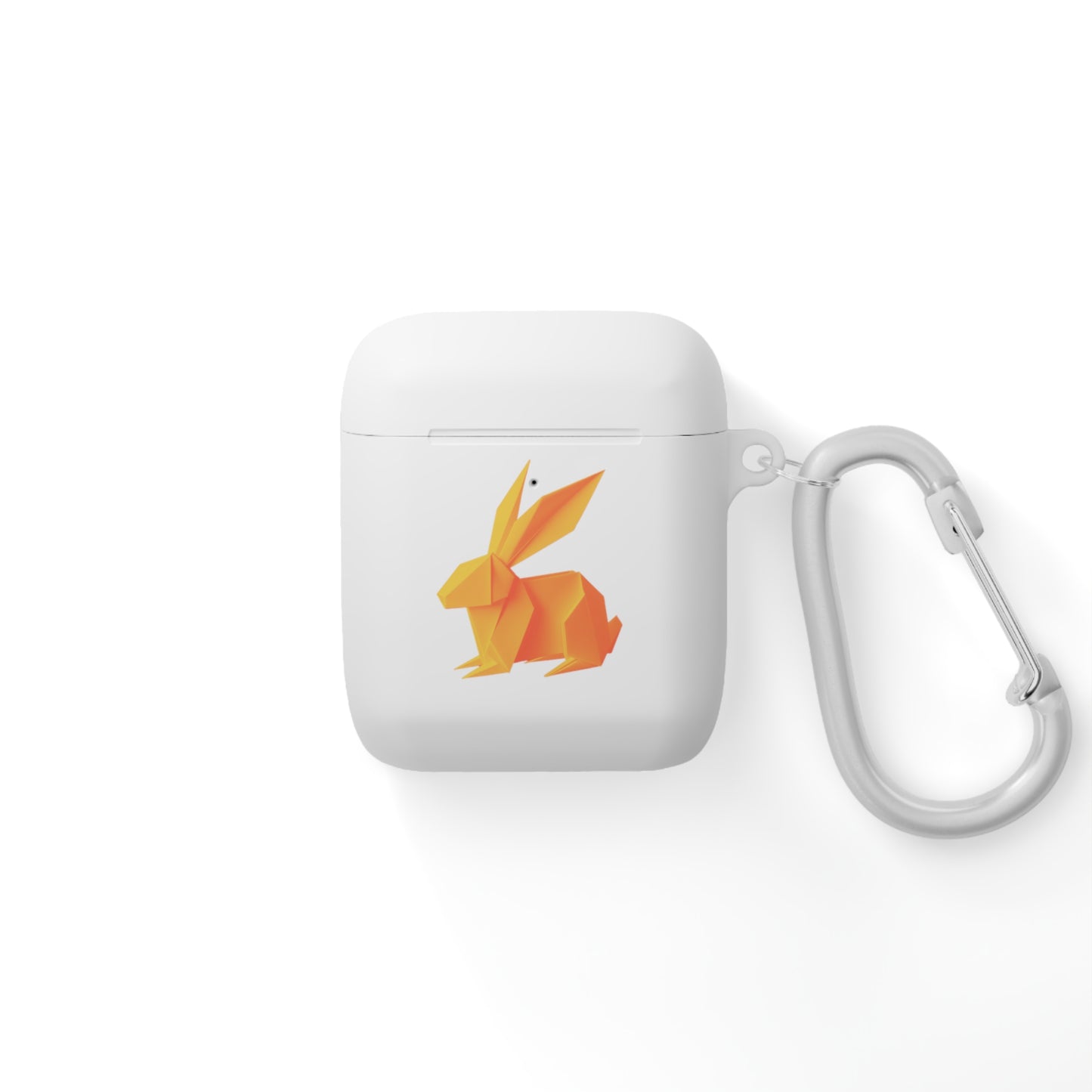 Origami Orange Bunny AirPods and AirPods Pro Case Cover