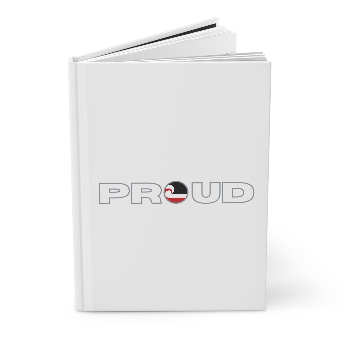 PROUD Hardcover Journal Matte - white