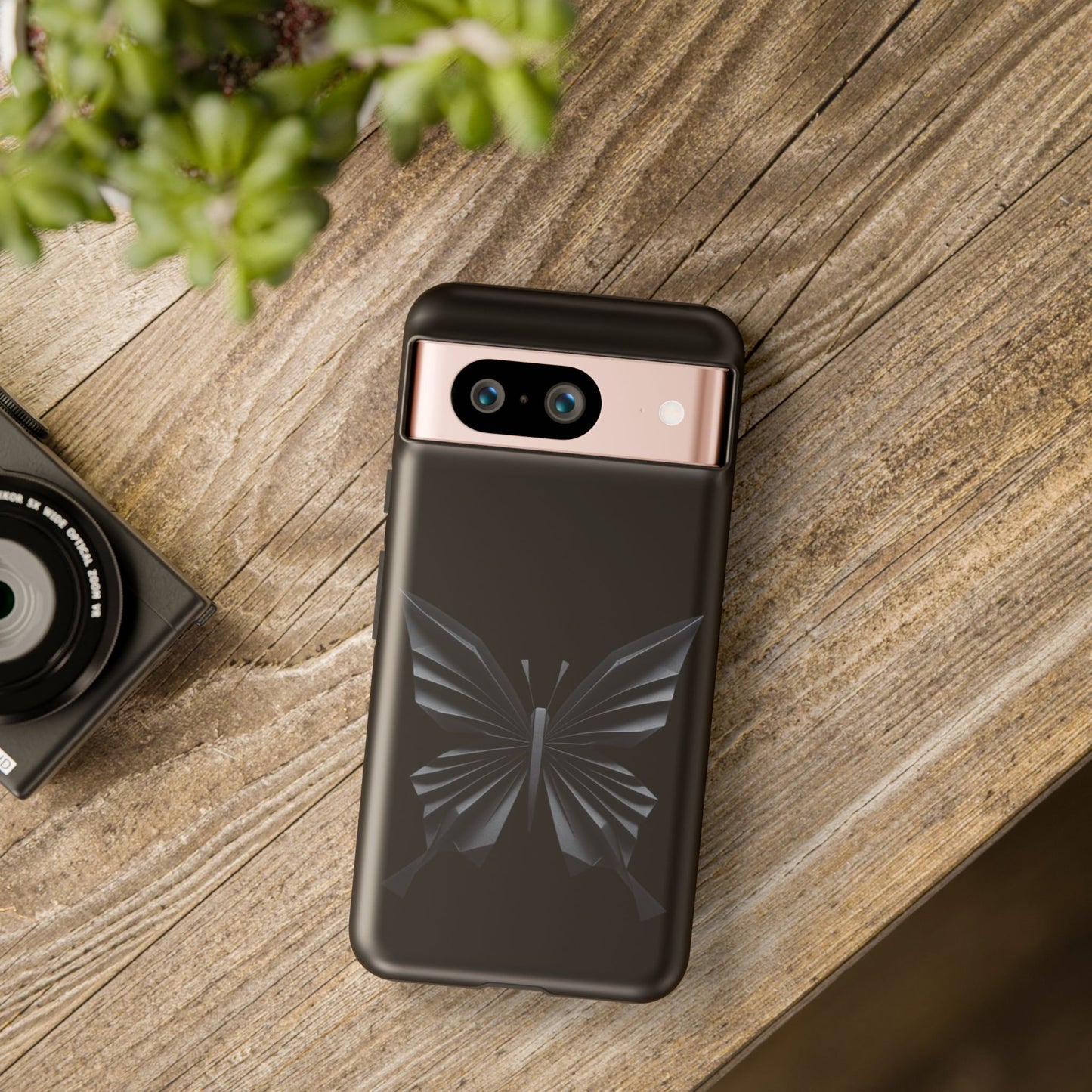 Origami Black Butterfly Tough Cases iPhone/Google/Samsung