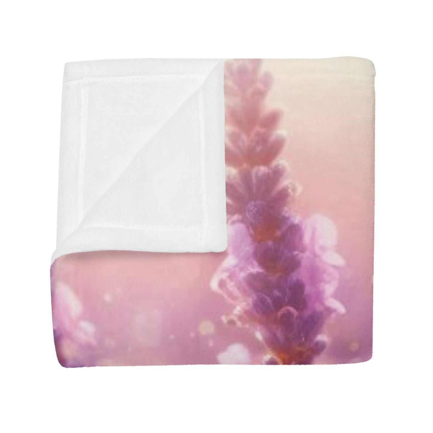 Wild Lavender #2 Plush Fleece Blanket