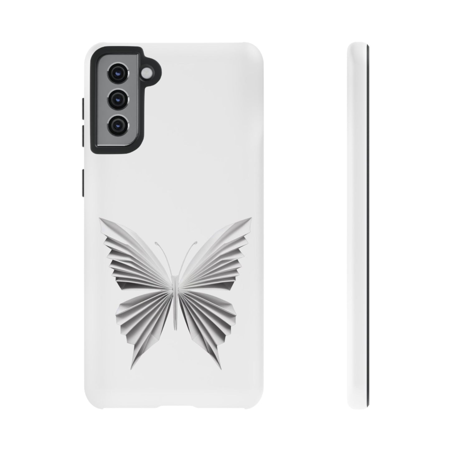 Origami White Butterfly Tough Cases iPhone/Google/Samsung