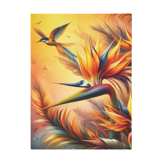 Birds of Paradise Plush Fleece Blanket