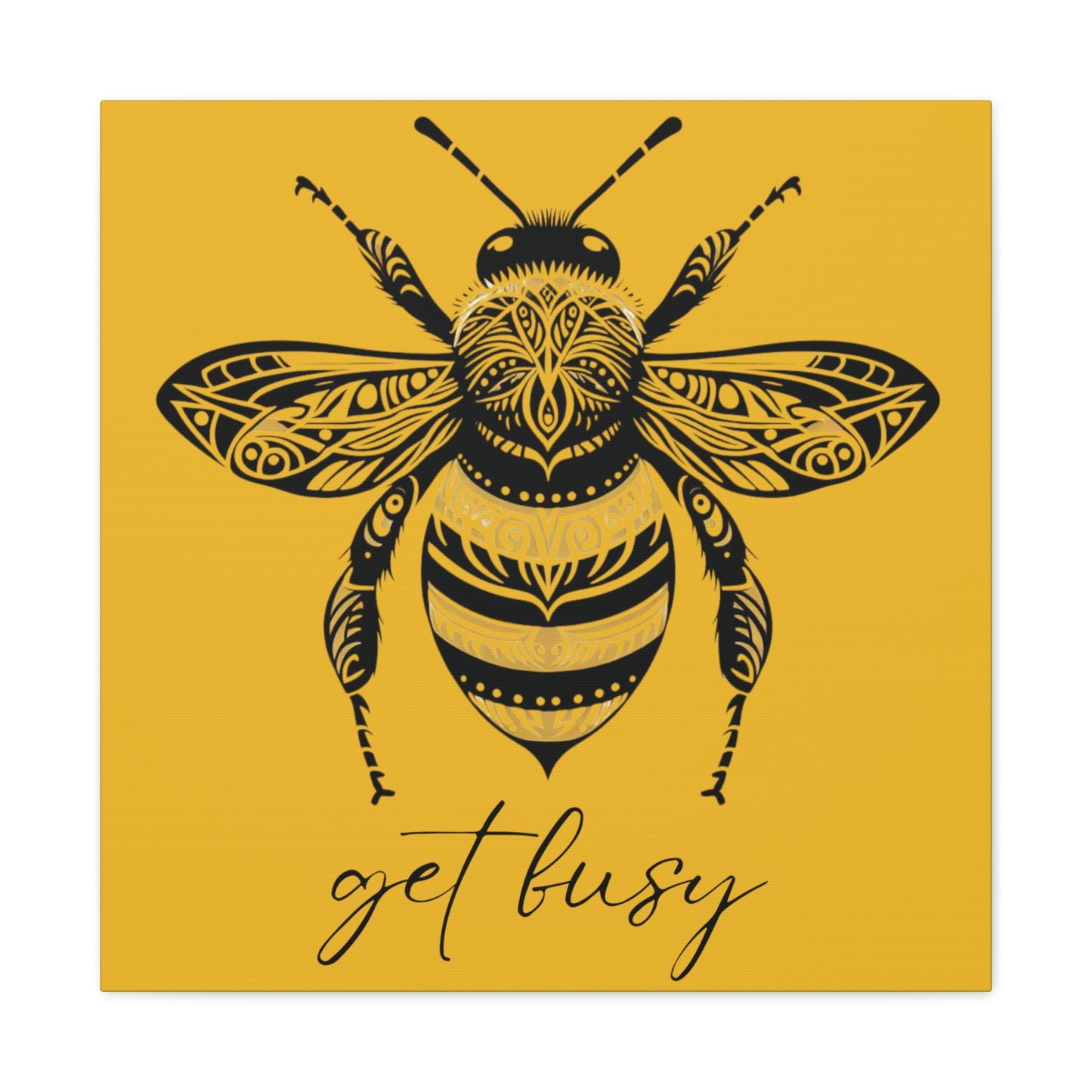 Get Busy Bee Classic Canvas - Yellow