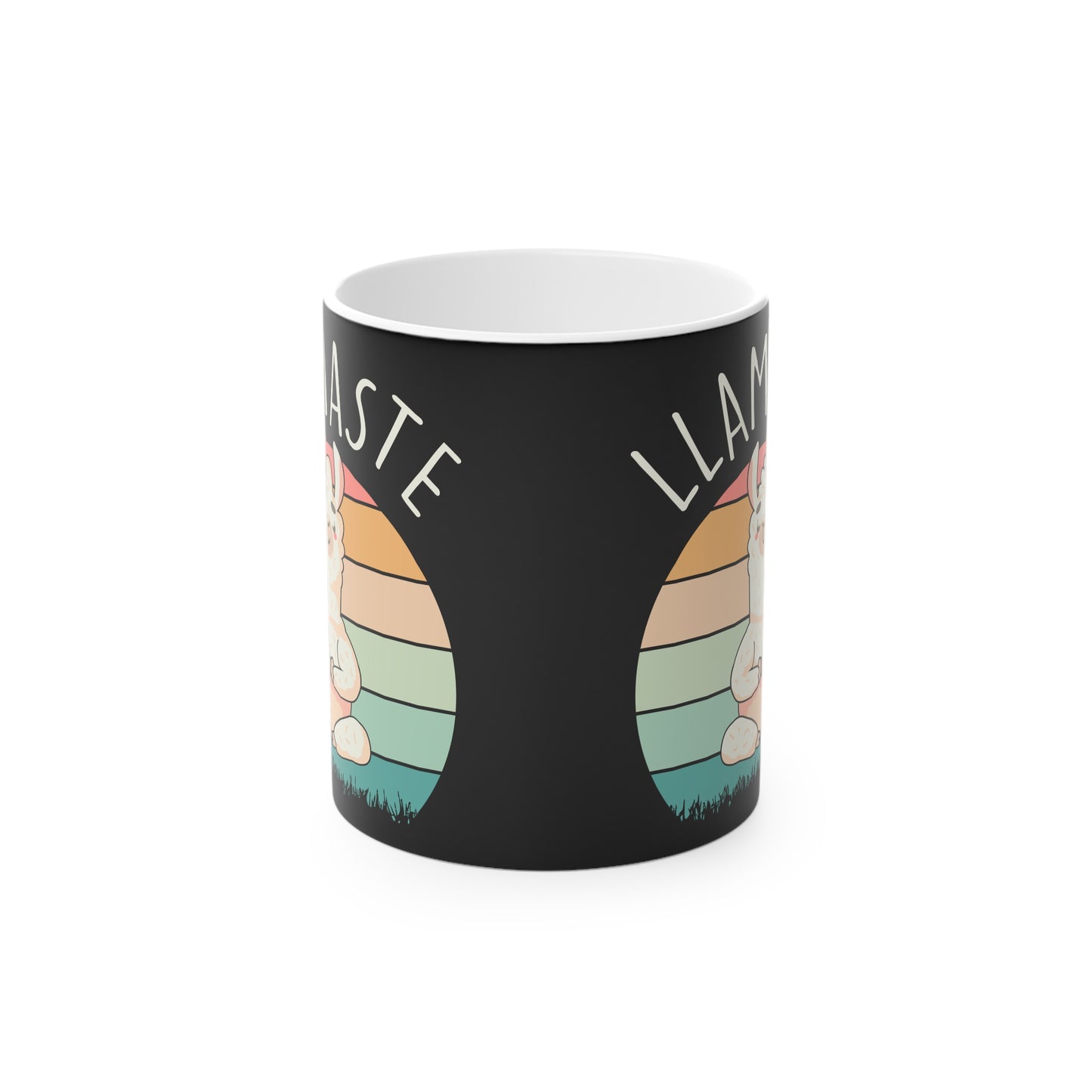 Llamaste Magic Mug - Color Changing Heat Sensitive Cup for Relaxation and Meditation