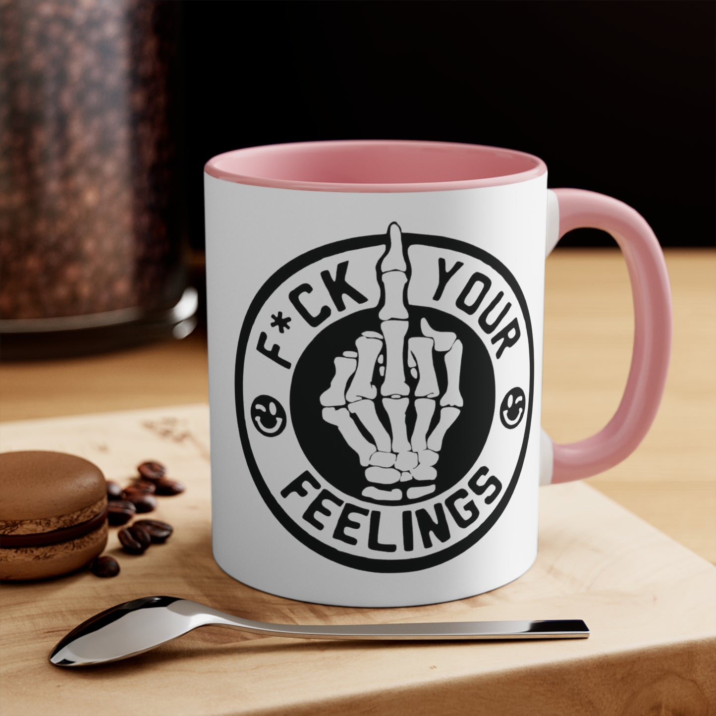 F*ck Your Feelings Colorful Accent Mug 11oz - For Adults Only