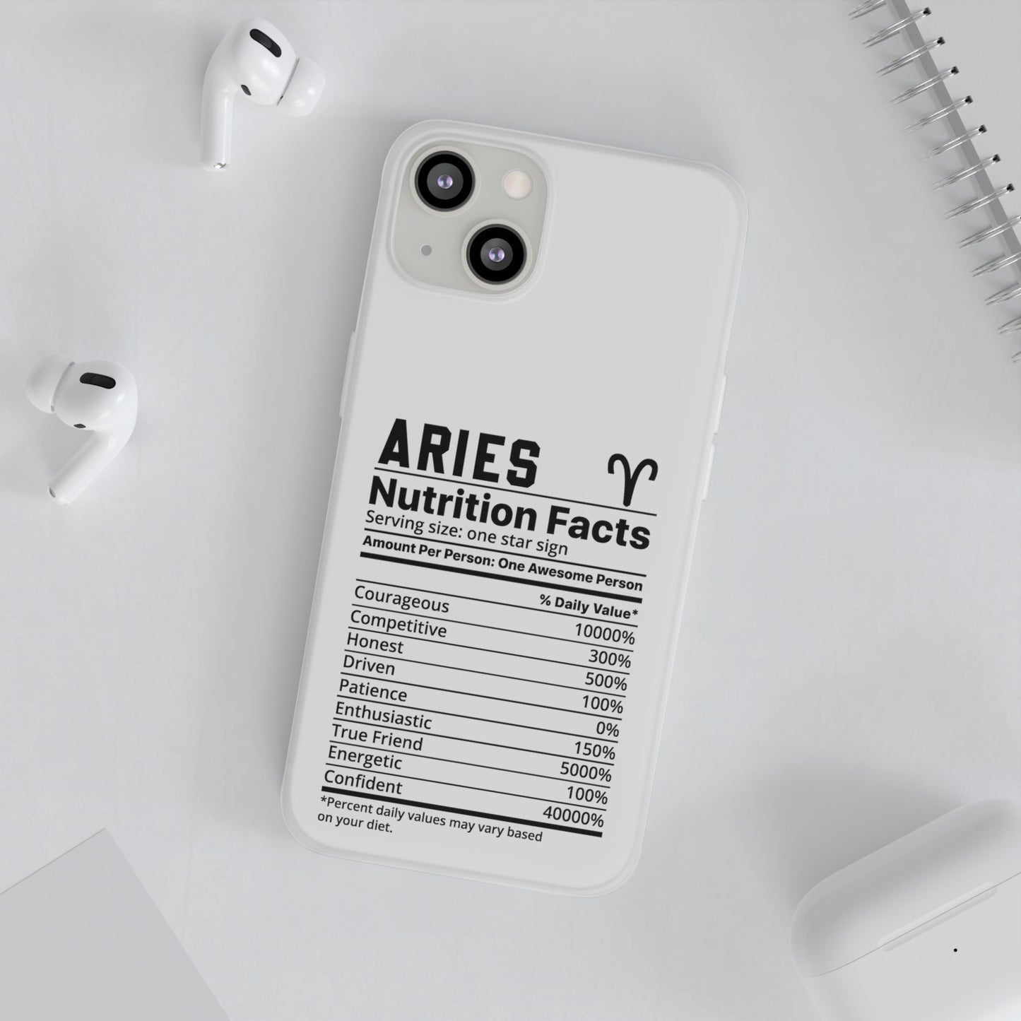 Aries Nutrition Flexi Cases iPhone/Samsung with Gift Wrapping Option