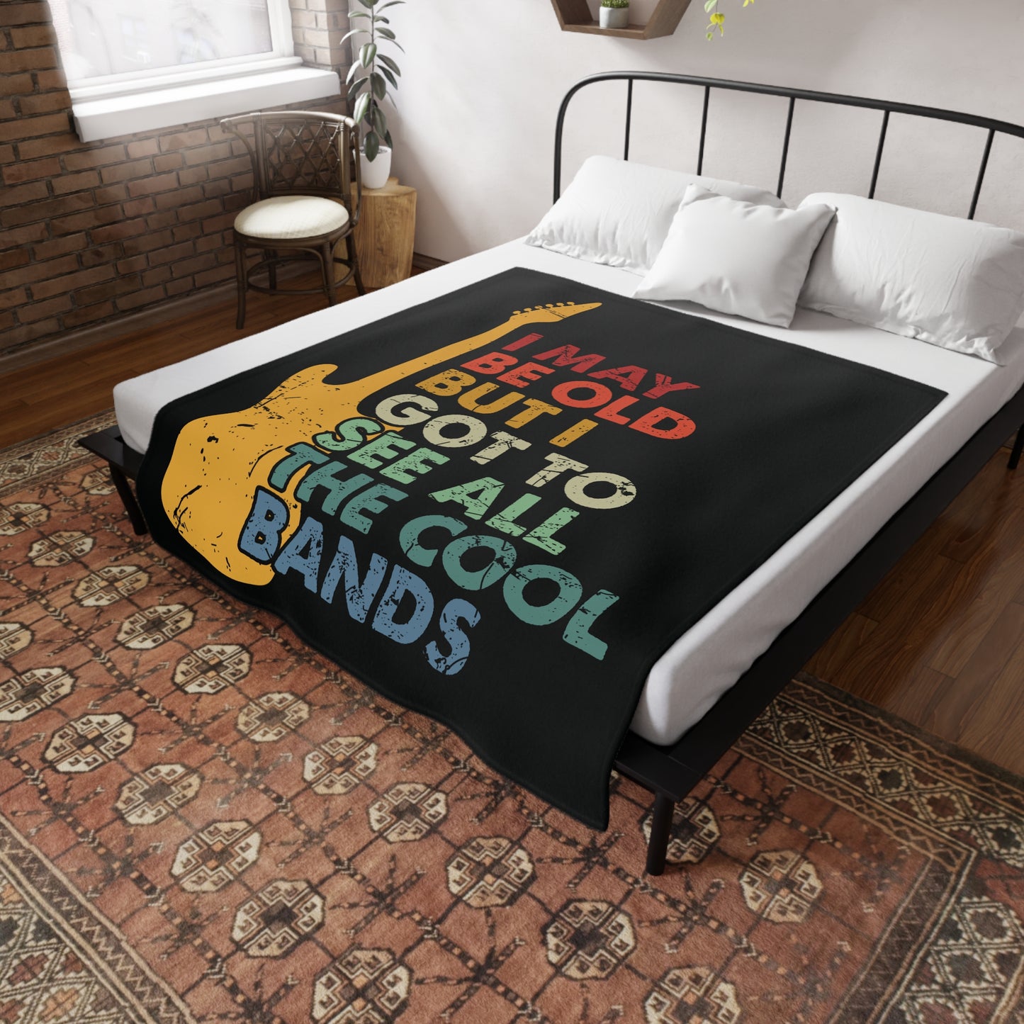 I May Be Old... Plush Fleece Blanket