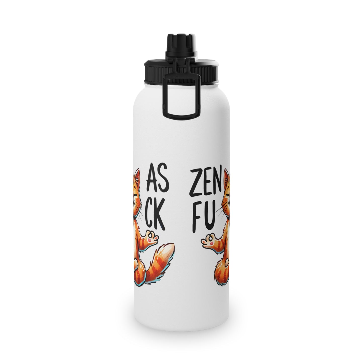 Zen As F*#K Stainless Steel Water Bottle - # Sizes