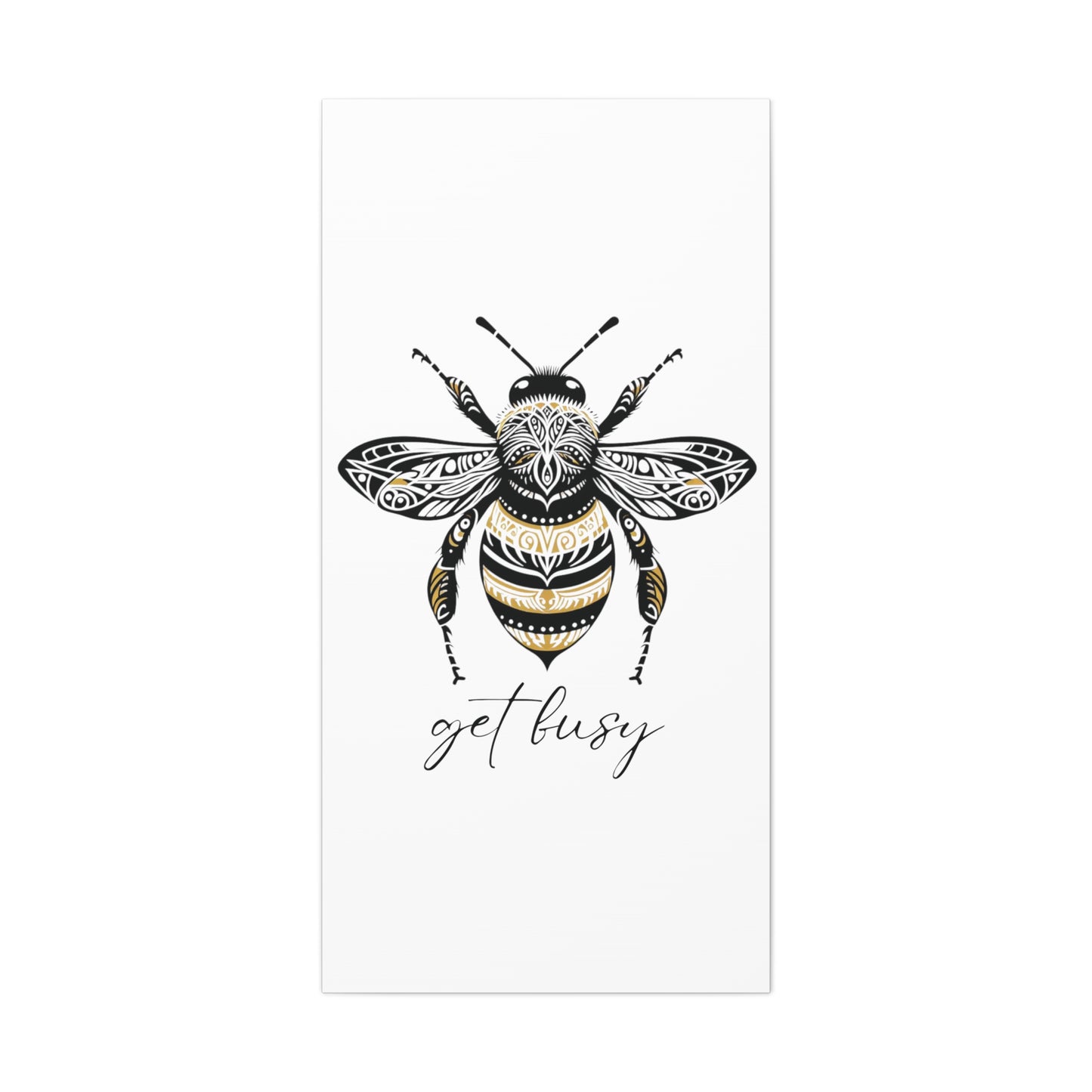 Get Busy Bee Classic Canvas - White