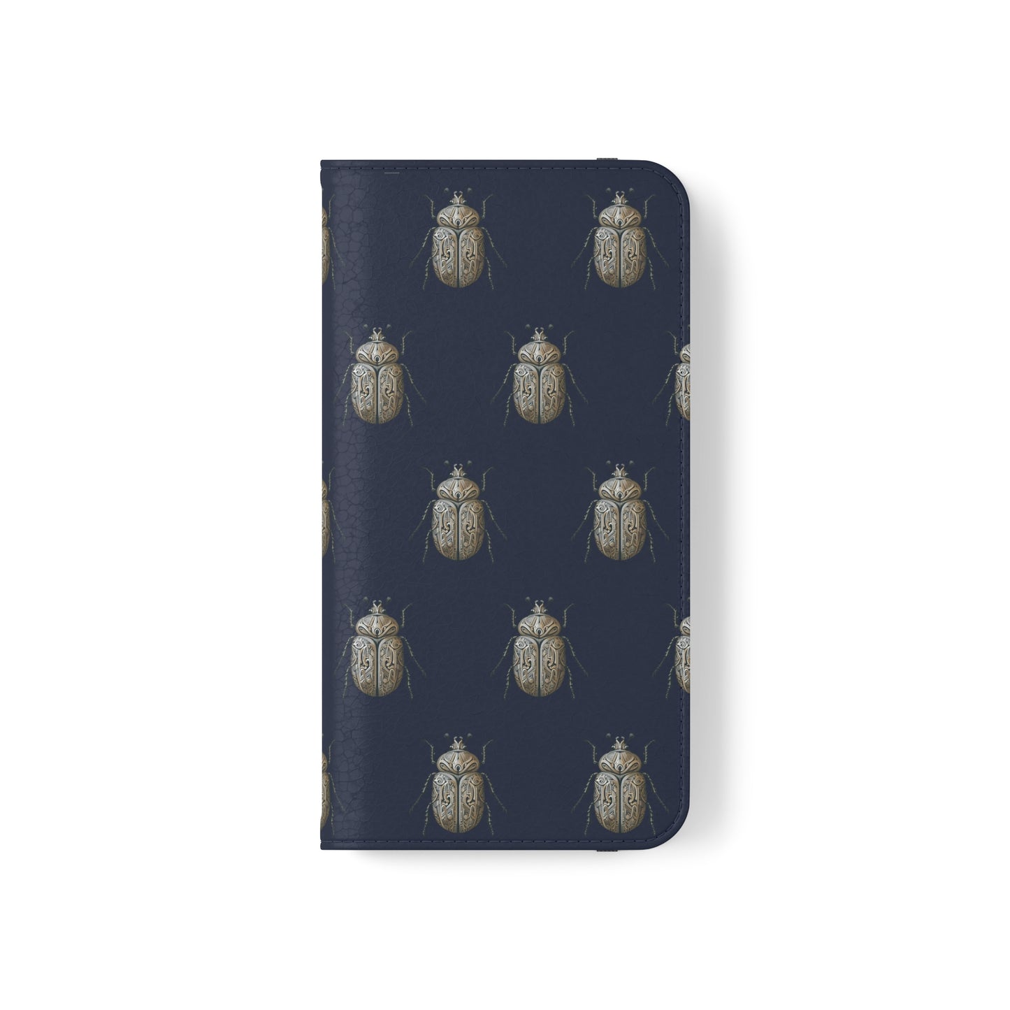 Carved Beetle Flip Cases for iPhone/Samsung - navy