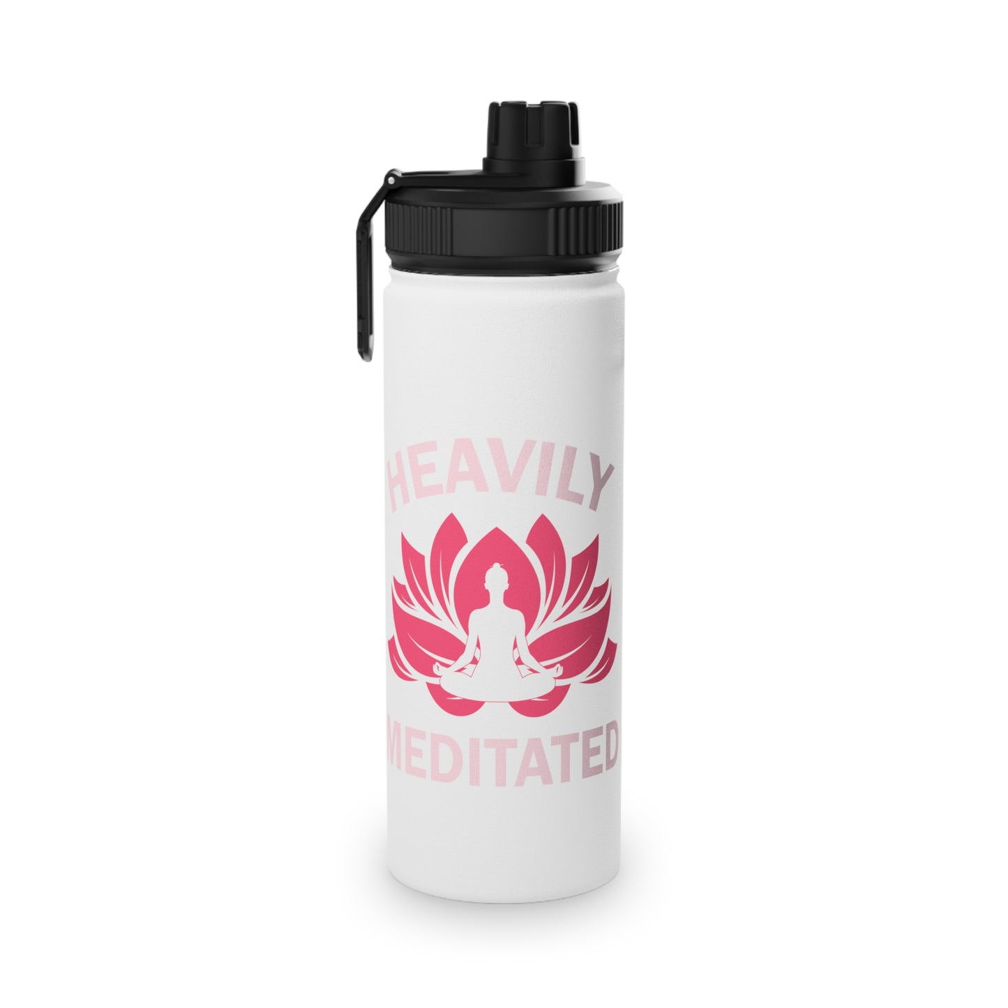 Heavily Meditated Stainless Steel Water Bottle - # Sizes