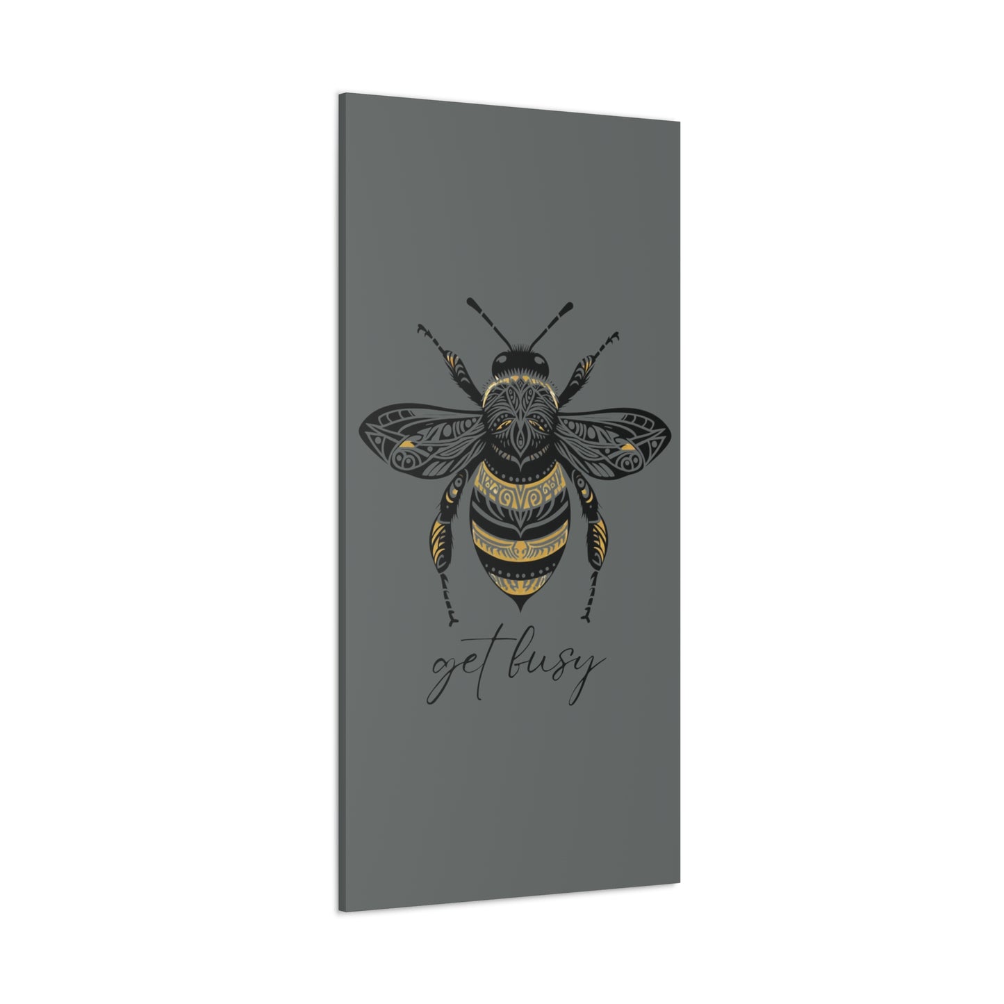 Get Busy Bee Classic Canvas - Grey