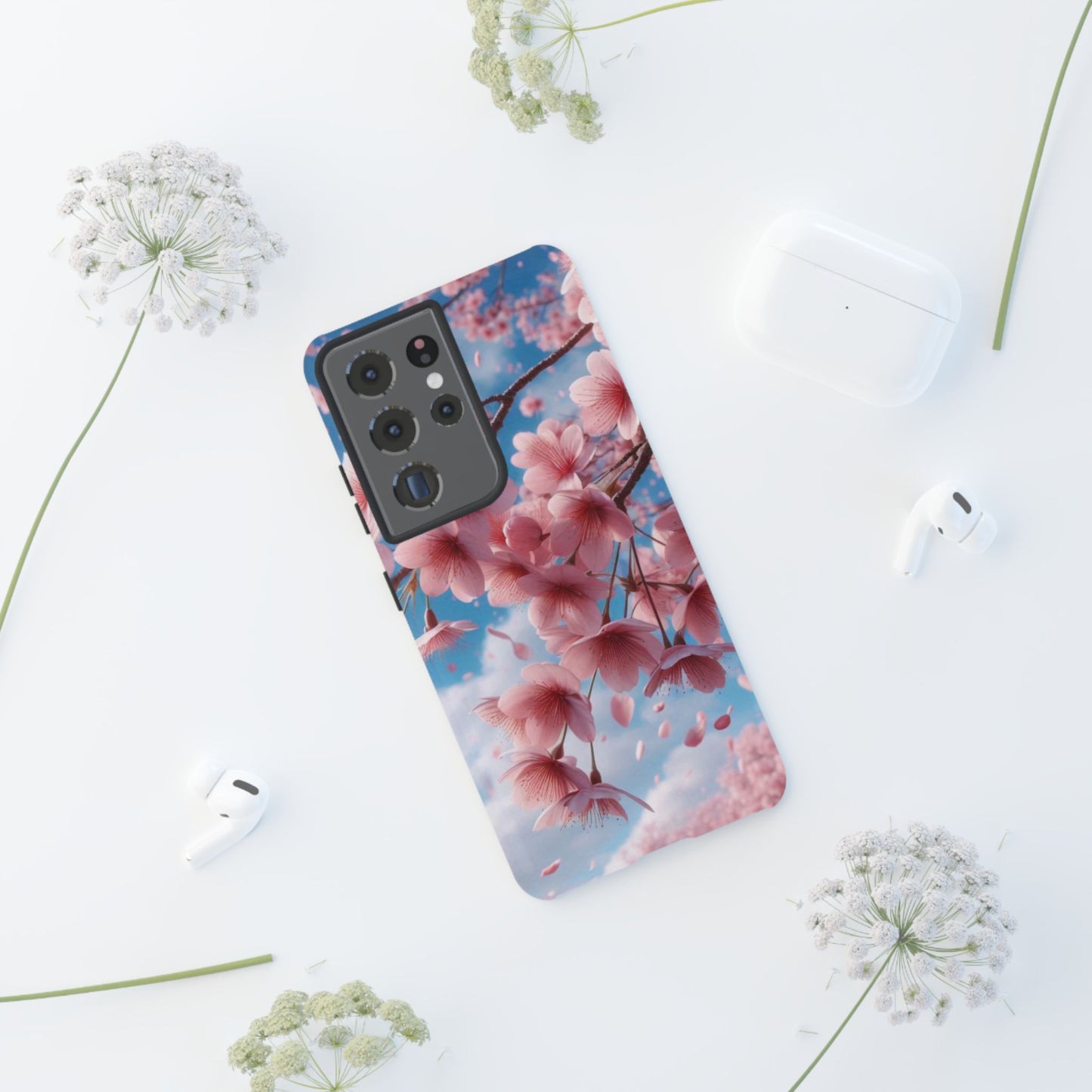 Cherry Blossoms Tough Cases iPhone/Google/Samsung