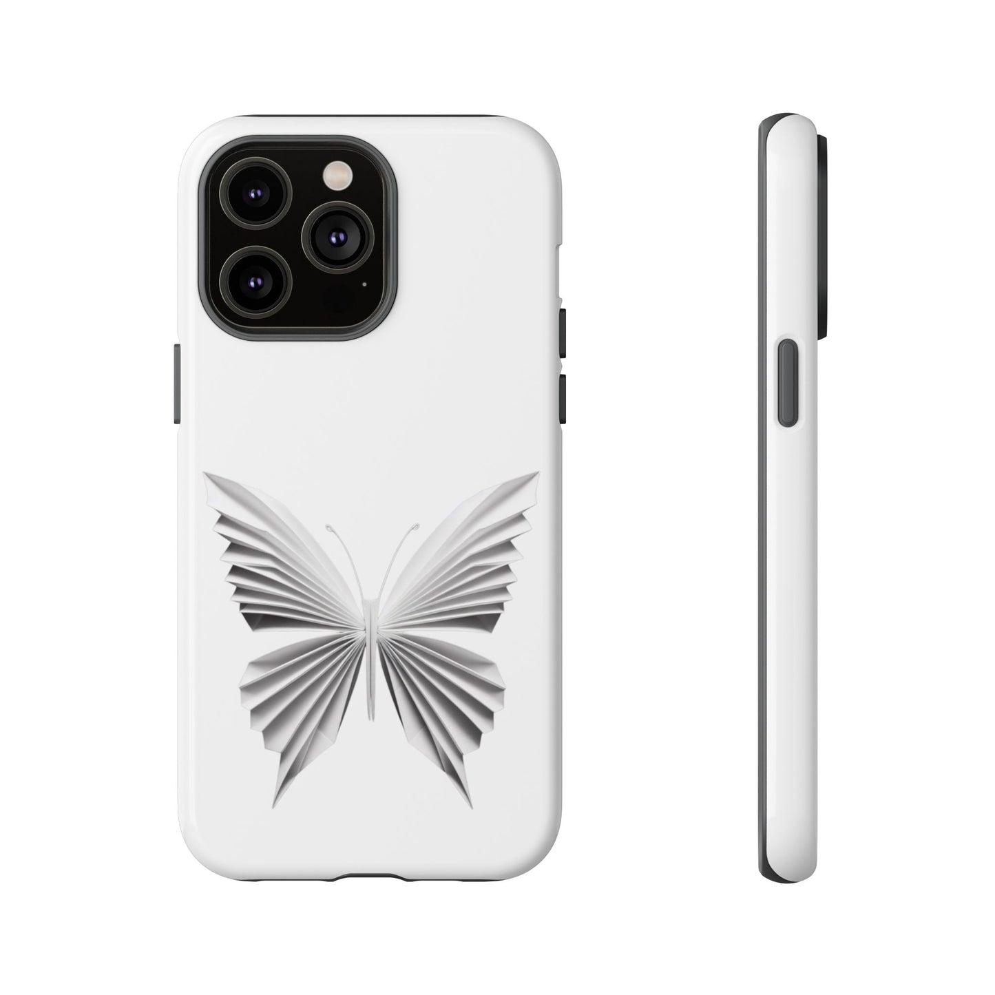 Origami White Butterfly Tough Cases iPhone/Google/Samsung