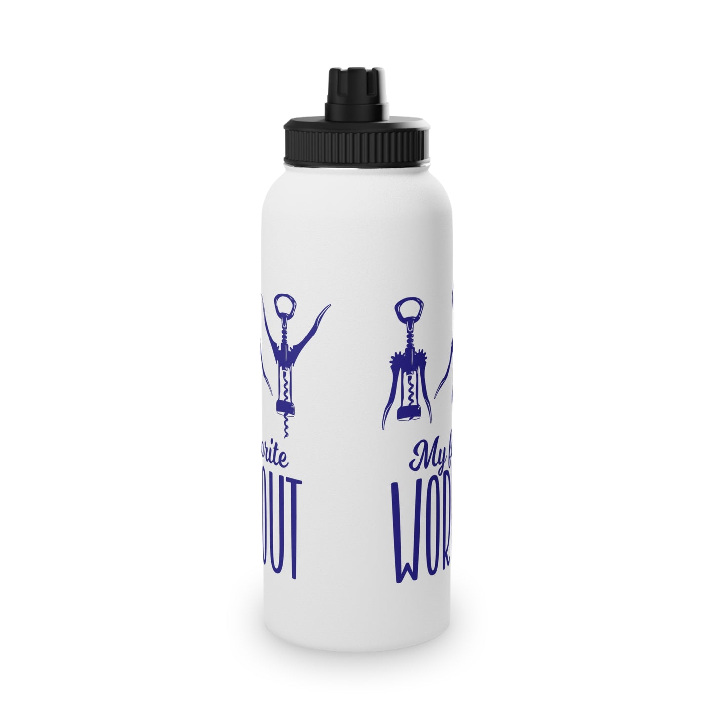 My Favourite Workout Stainless Steel Sports Water Bottle - 3 sizes