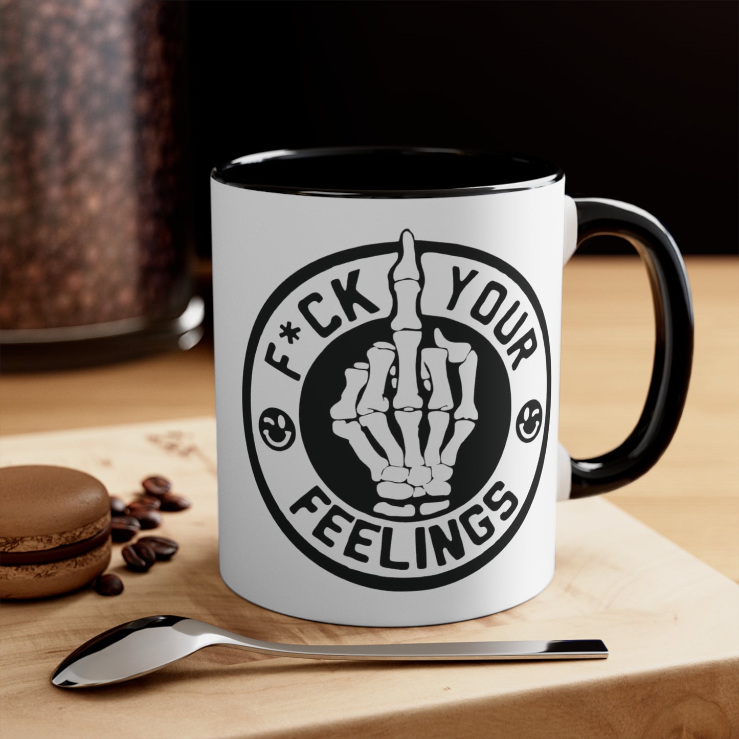 F*ck Your Feelings Colorful Accent Mug 11oz - For Adults Only