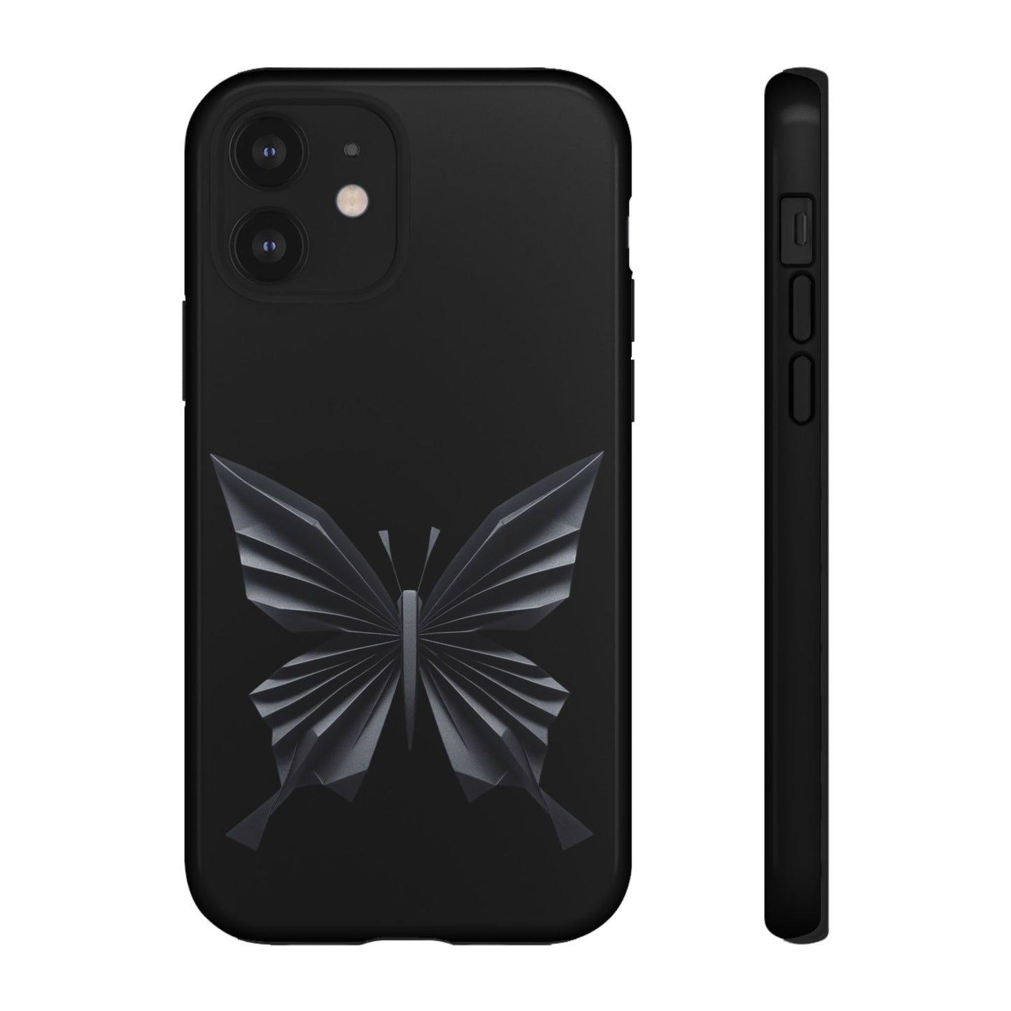 Origami Black Butterfly Tough Cases iPhone/Google/Samsung