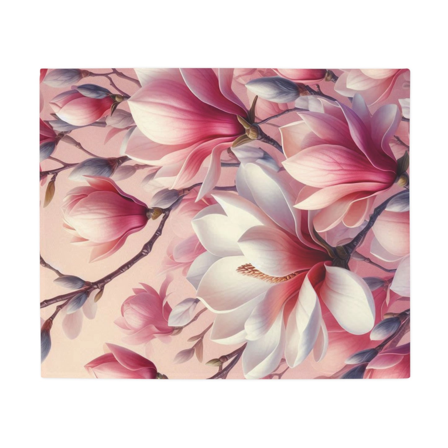 Magnolia Plush Fleece Blanket