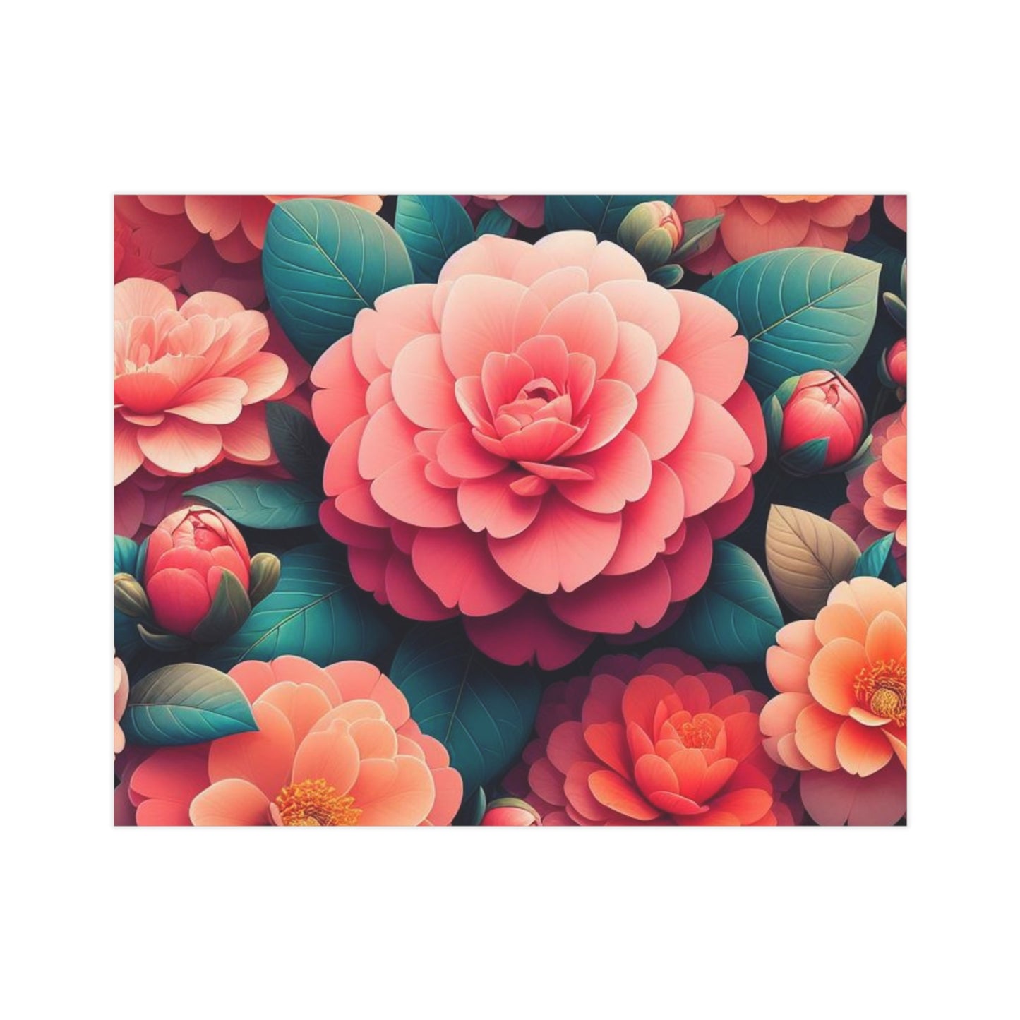 Camelias Unframed Prints