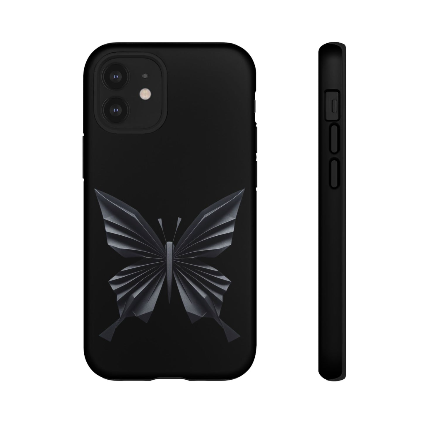 Origami Black Butterfly Tough Cases iPhone/Google/Samsung