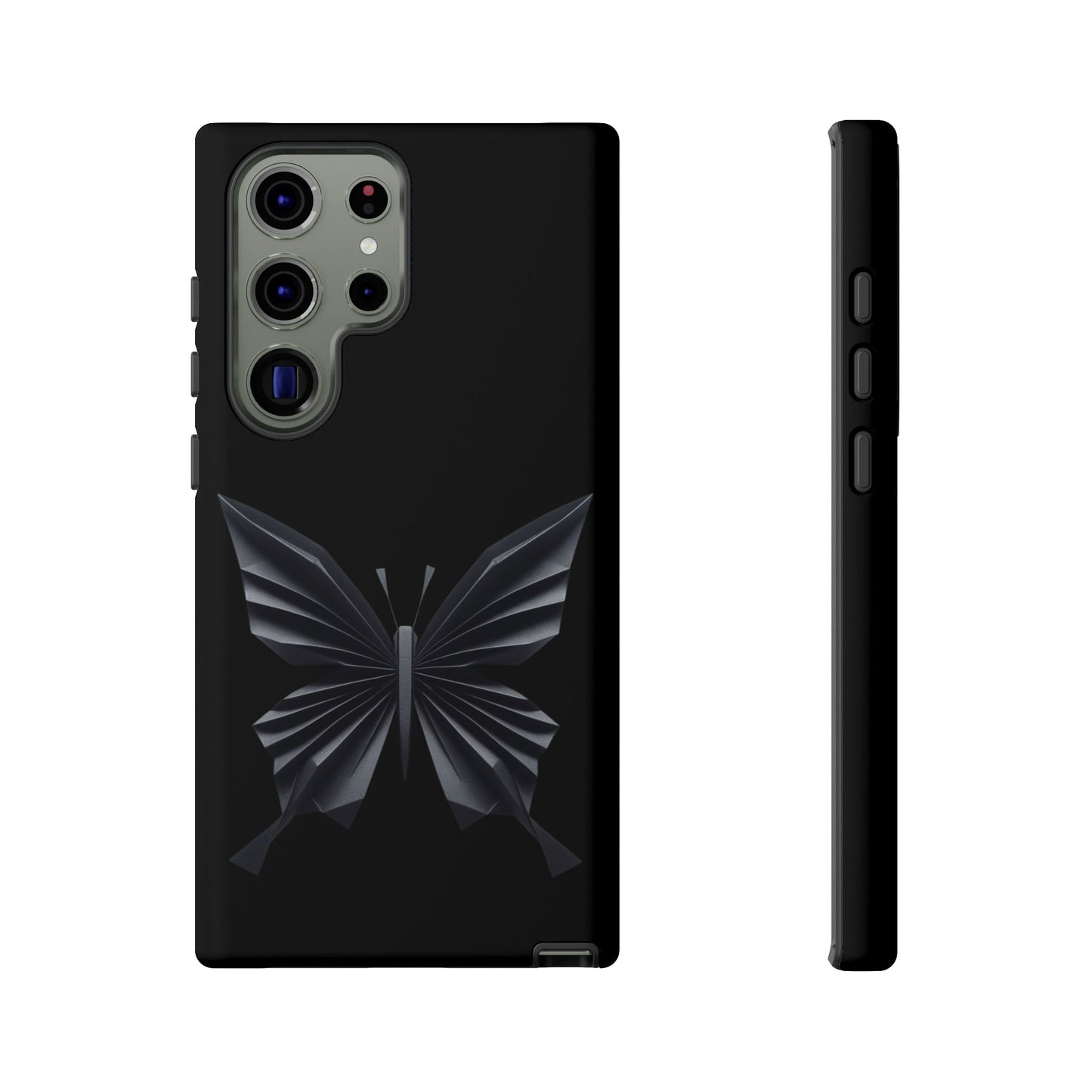 Origami Black Butterfly Tough Cases iPhone/Google/Samsung