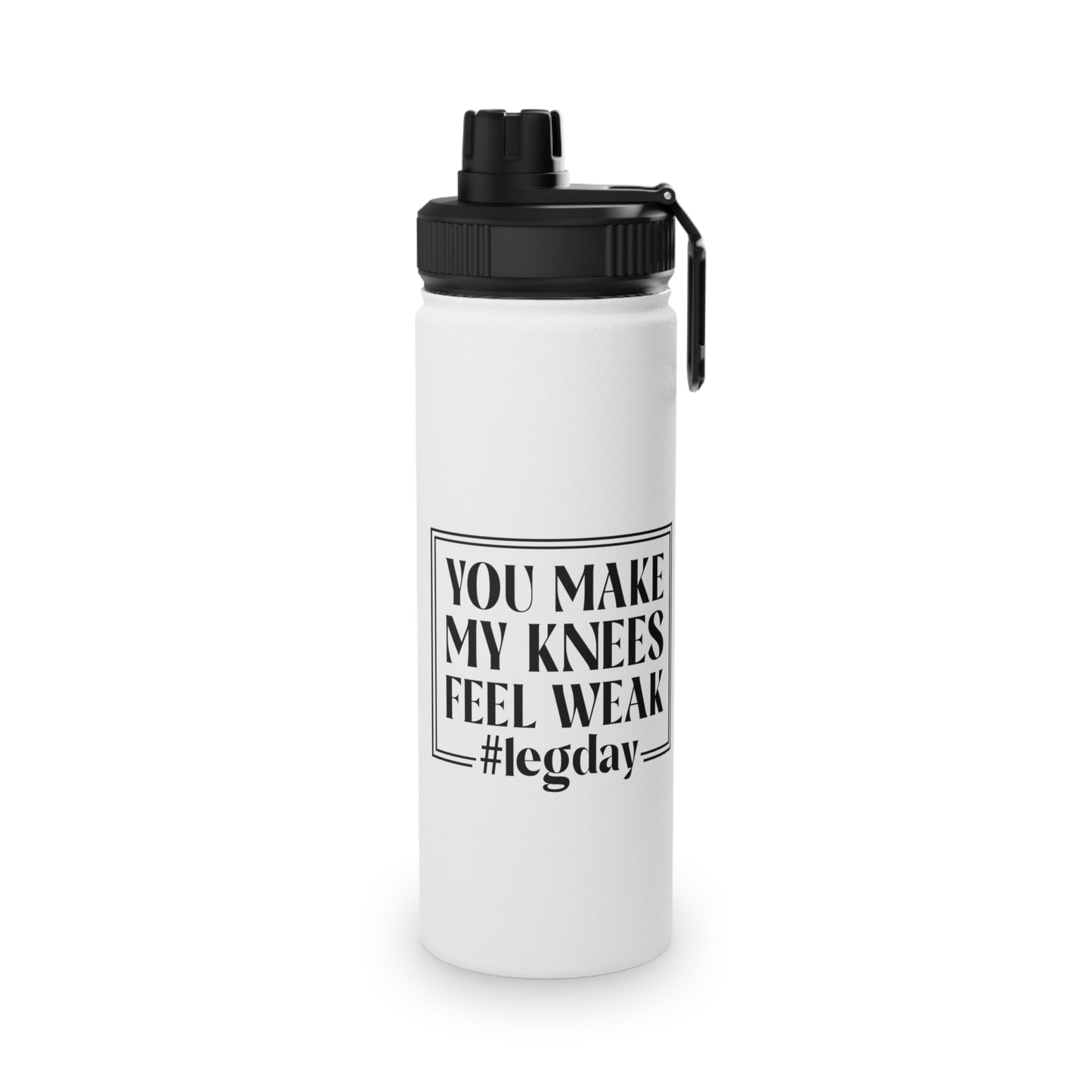 Leg Day Stainless Steel Sports Water Bottle - 3 sizes