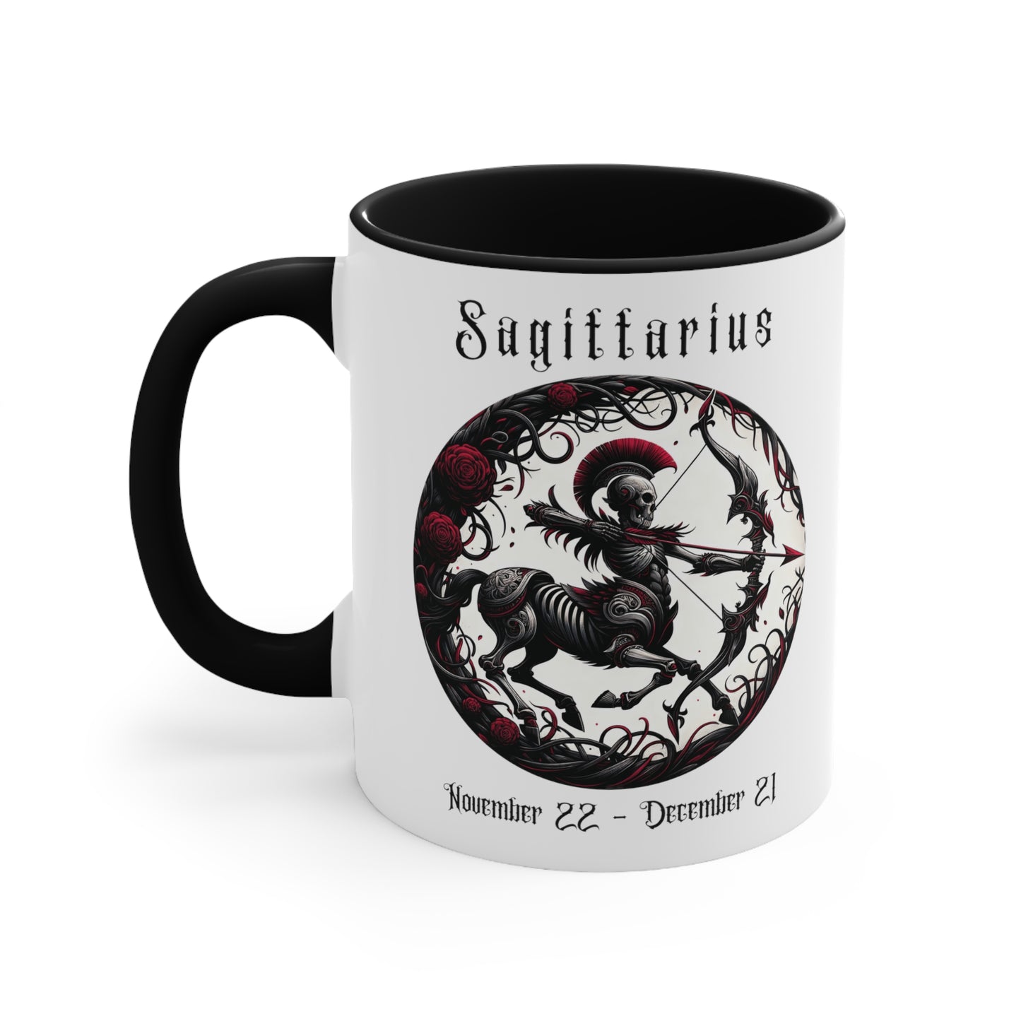 Gothic Sagittarius Colorful Accent Mugs, 11oz