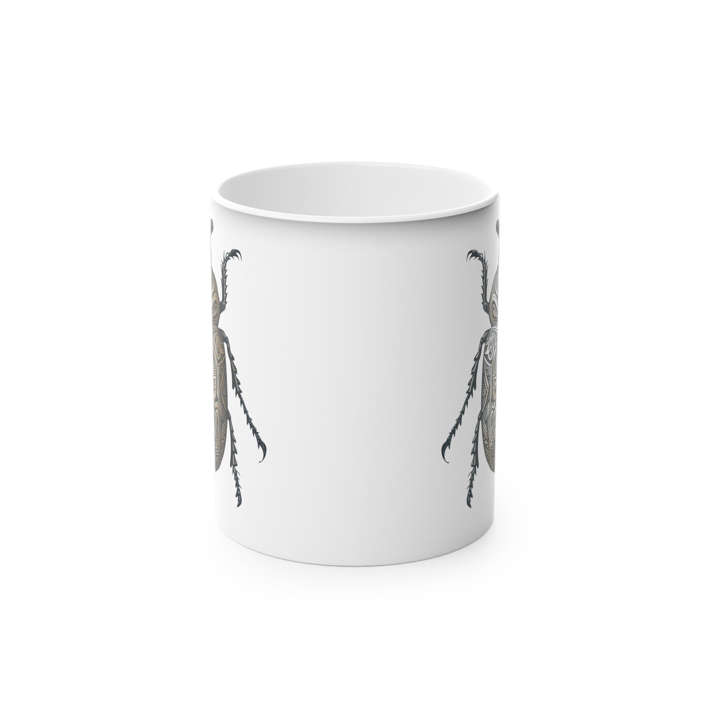 Carved Beetle Magic Mug 11oz (330 ml)