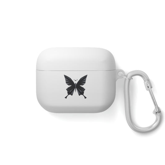 Origami Black Butterfly AirPods and AirPods Pro Case Cover