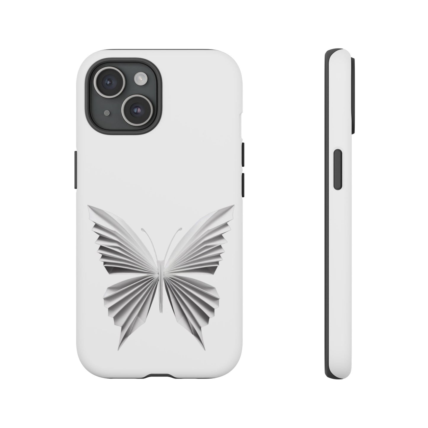 Origami White Butterfly Tough Cases iPhone/Google/Samsung