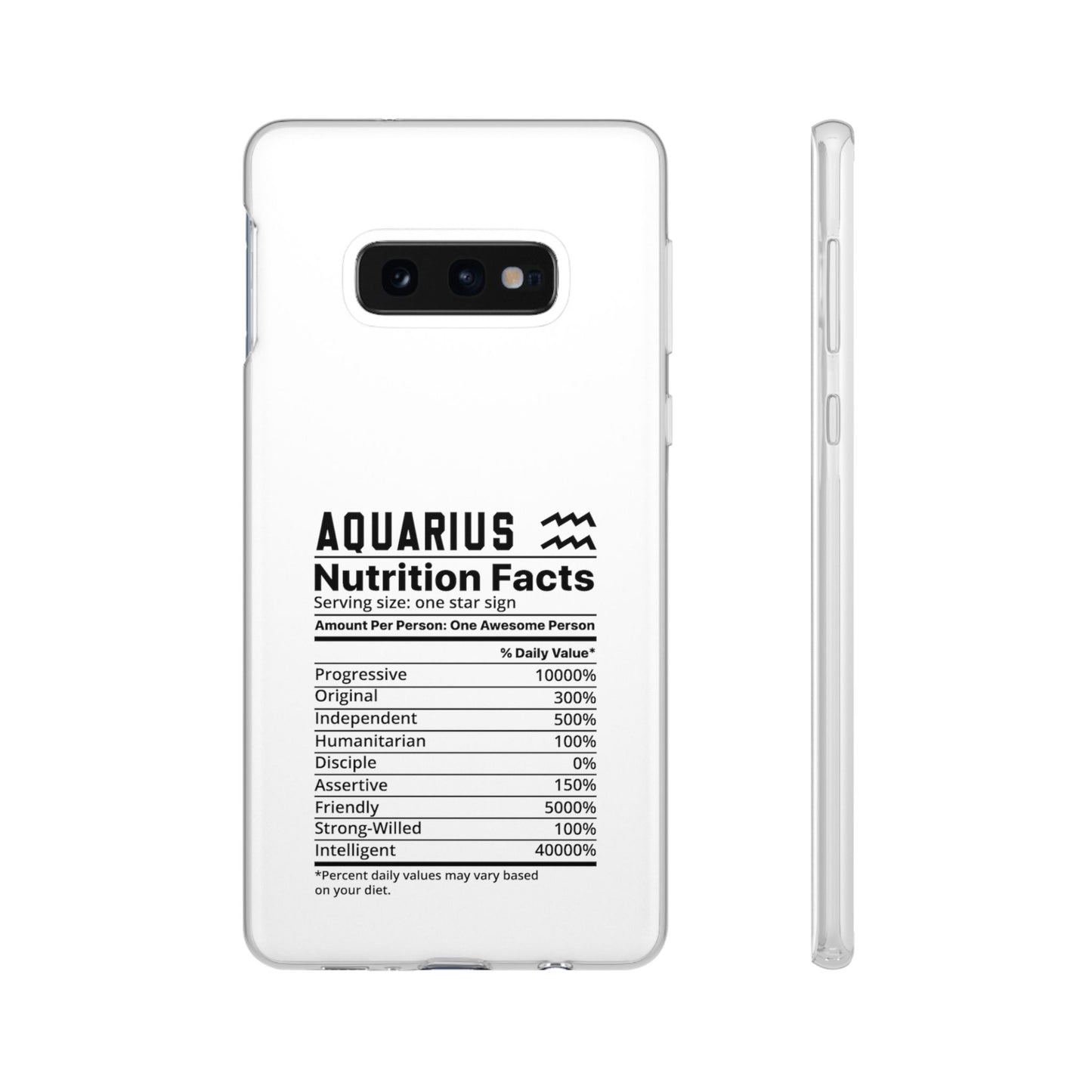 Aquarius Nutrition Flexi Cases iPhone/Samsung with Gift Wrapping Option