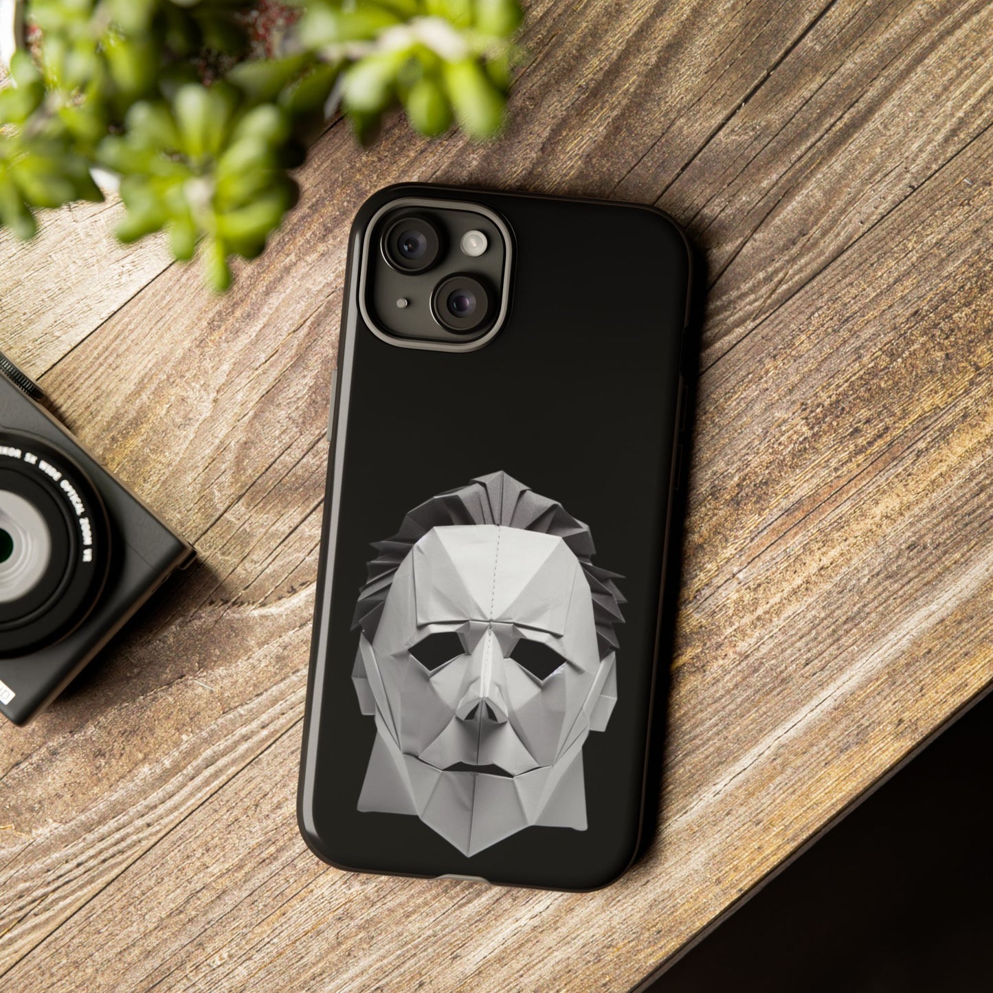 Origami Michael Myers Mask Tough Cases iPhone/Google/Samsung