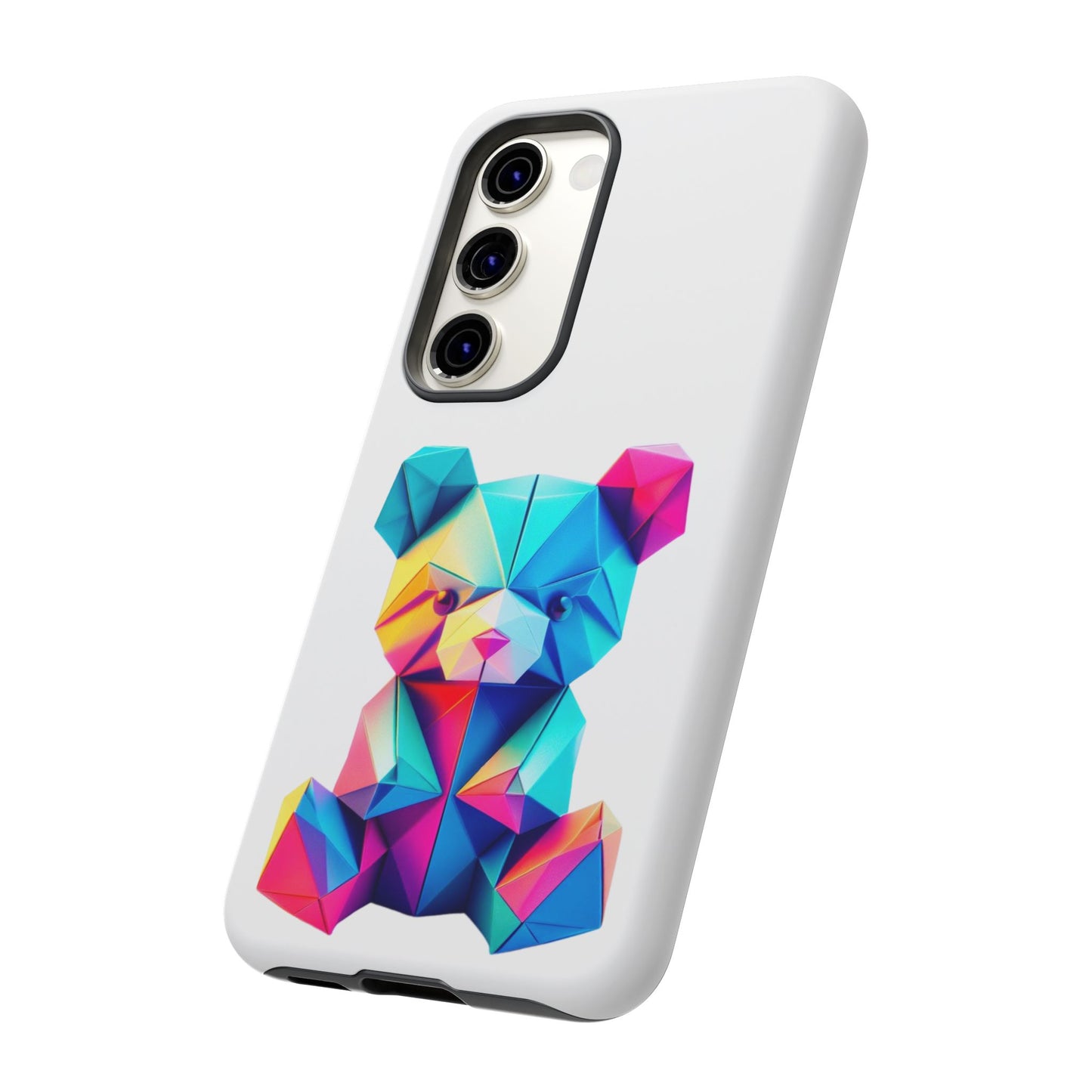 Origami Neon Teddy Tough Cases iPhone/Google/Samsung