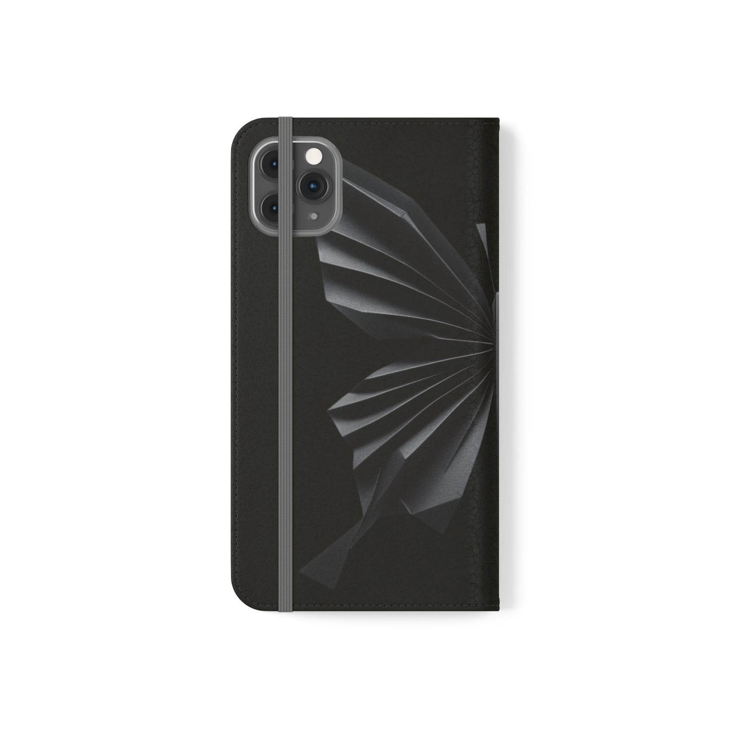 Origami Black Butterfly Flip Cases iPhone/Samsung