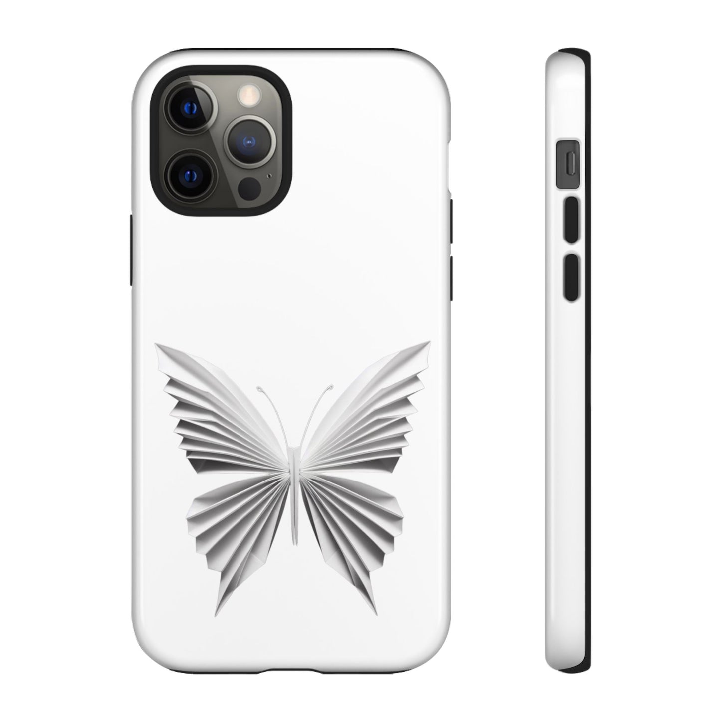 Origami White Butterfly Tough Cases iPhone/Google/Samsung