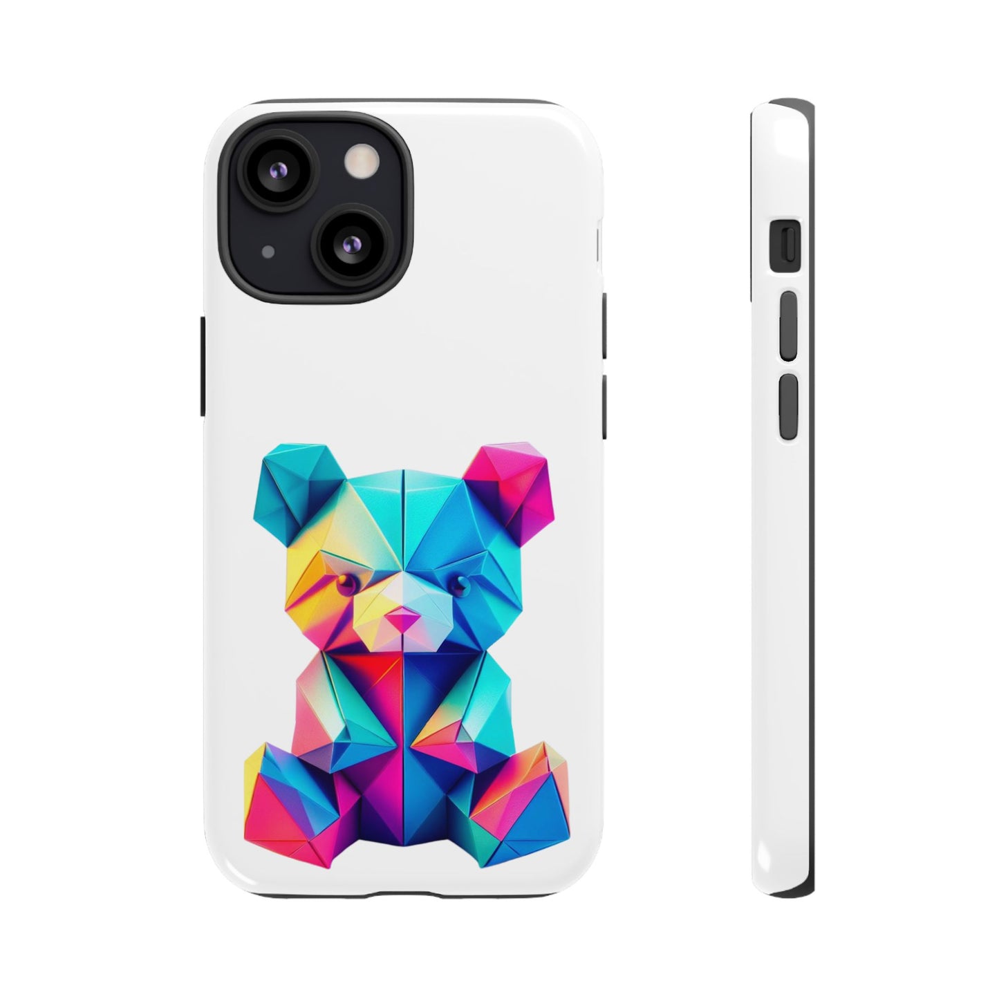 Origami Neon Teddy Tough Cases iPhone/Google/Samsung