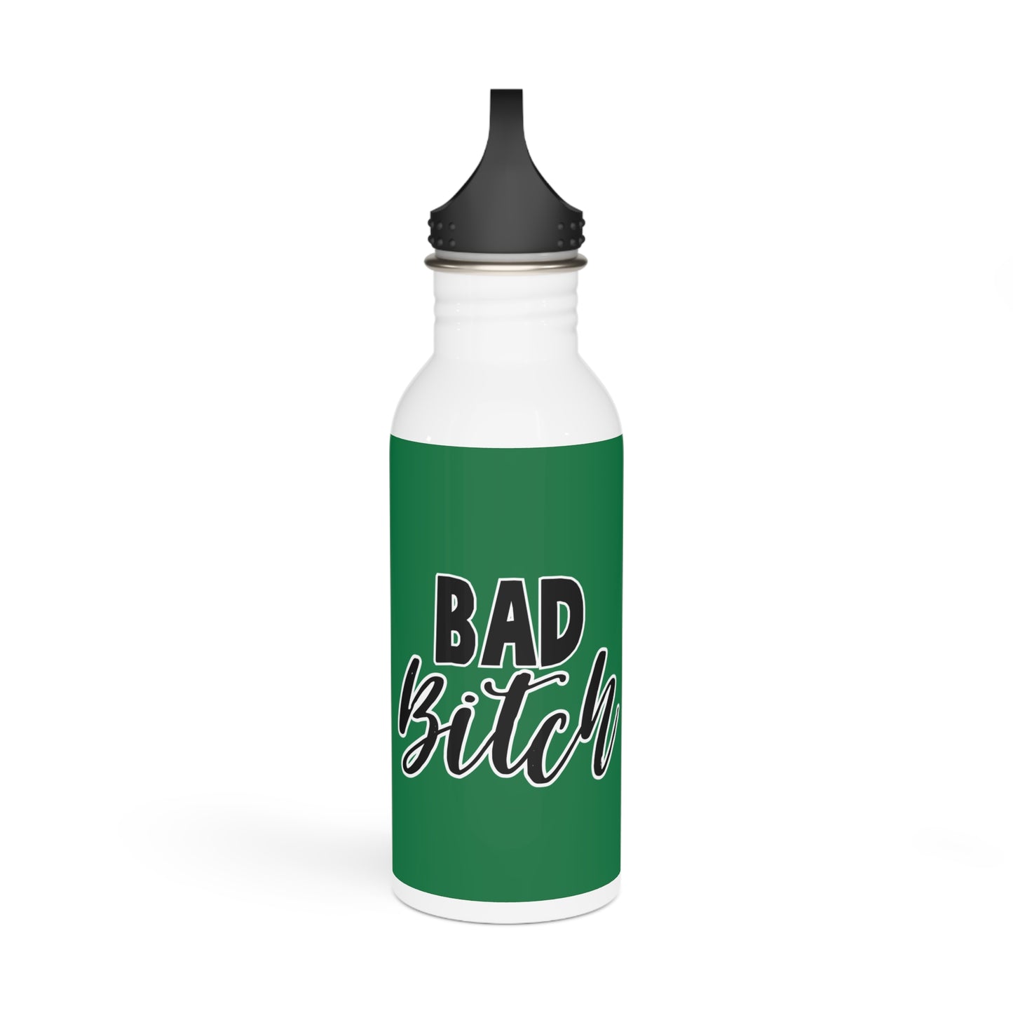 Bad Bitch Stylish Stainless Steel Water Bottle - Eco-Friendly, Durable, Perfect for On-the-Go - Green