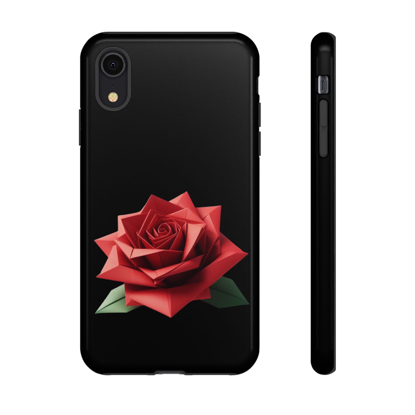 Origami Red Rose Tough Cases iPhone/Google/Samsung