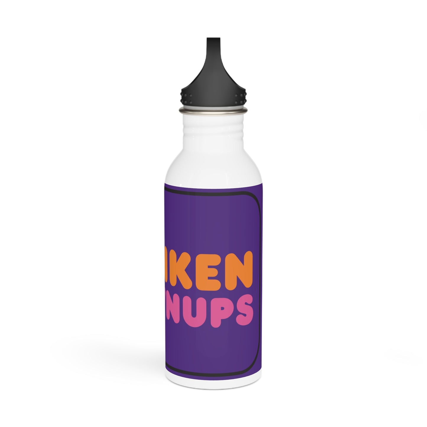 Drunken Grownups Stylish Stainless Steel Water Bottle - Eco-Friendly, Durable, Perfect for On-the-Go - Purple