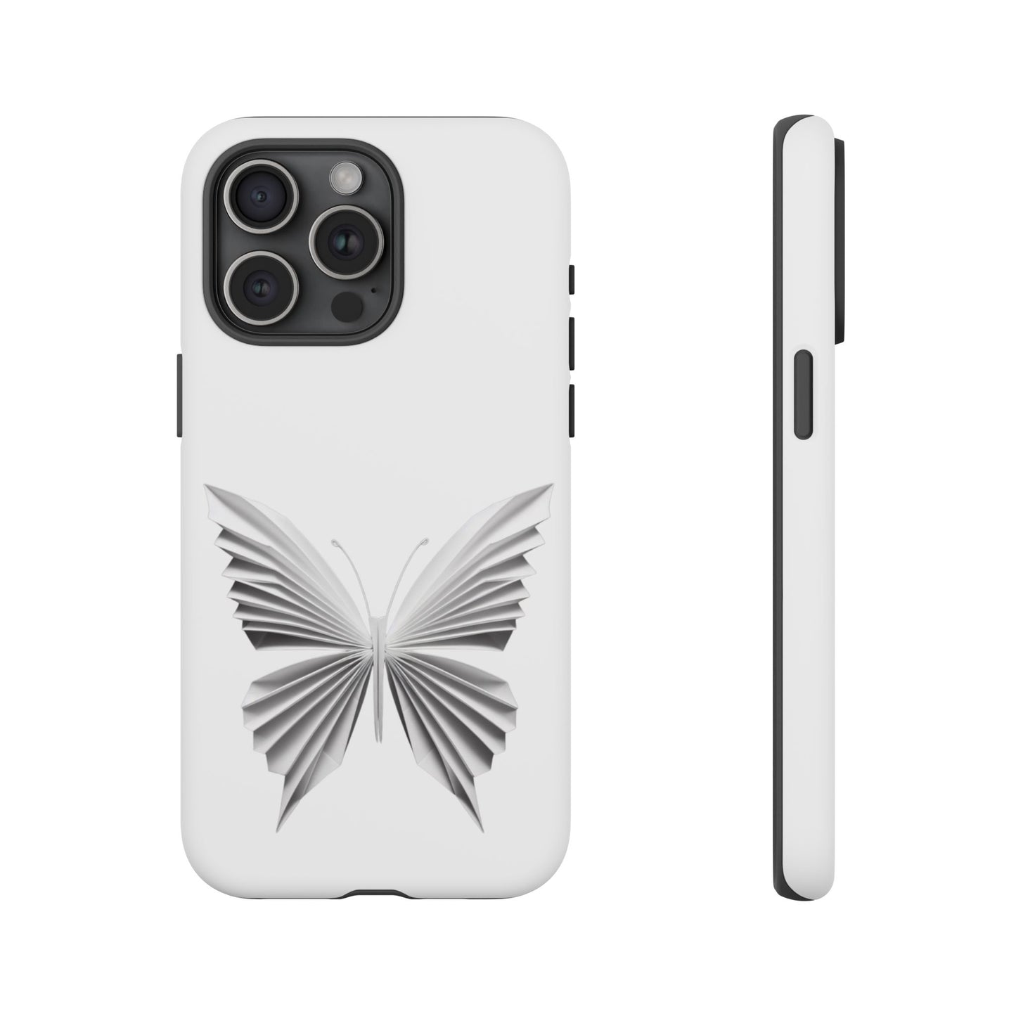 Origami White Butterfly Tough Cases iPhone/Google/Samsung