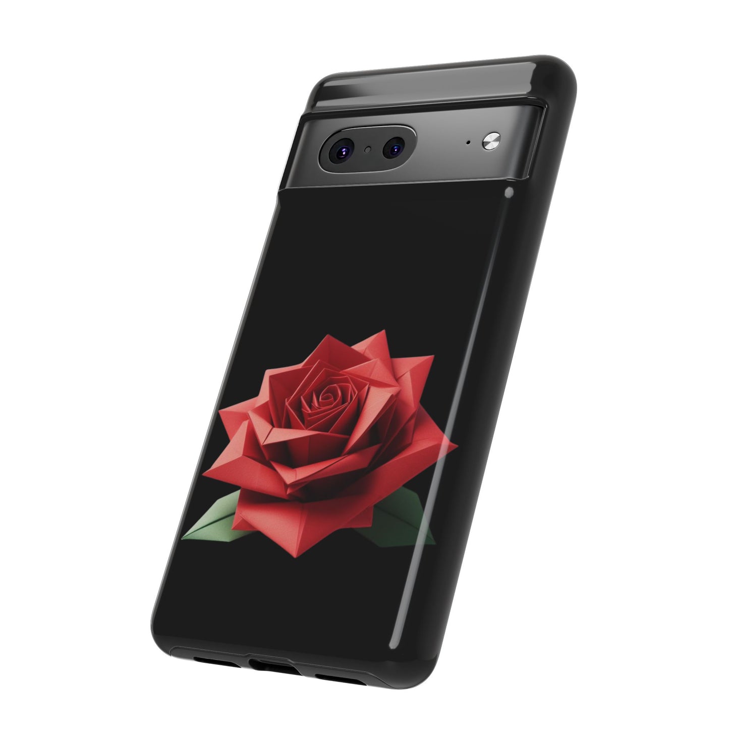 Origami Red Rose Tough Cases iPhone/Google/Samsung