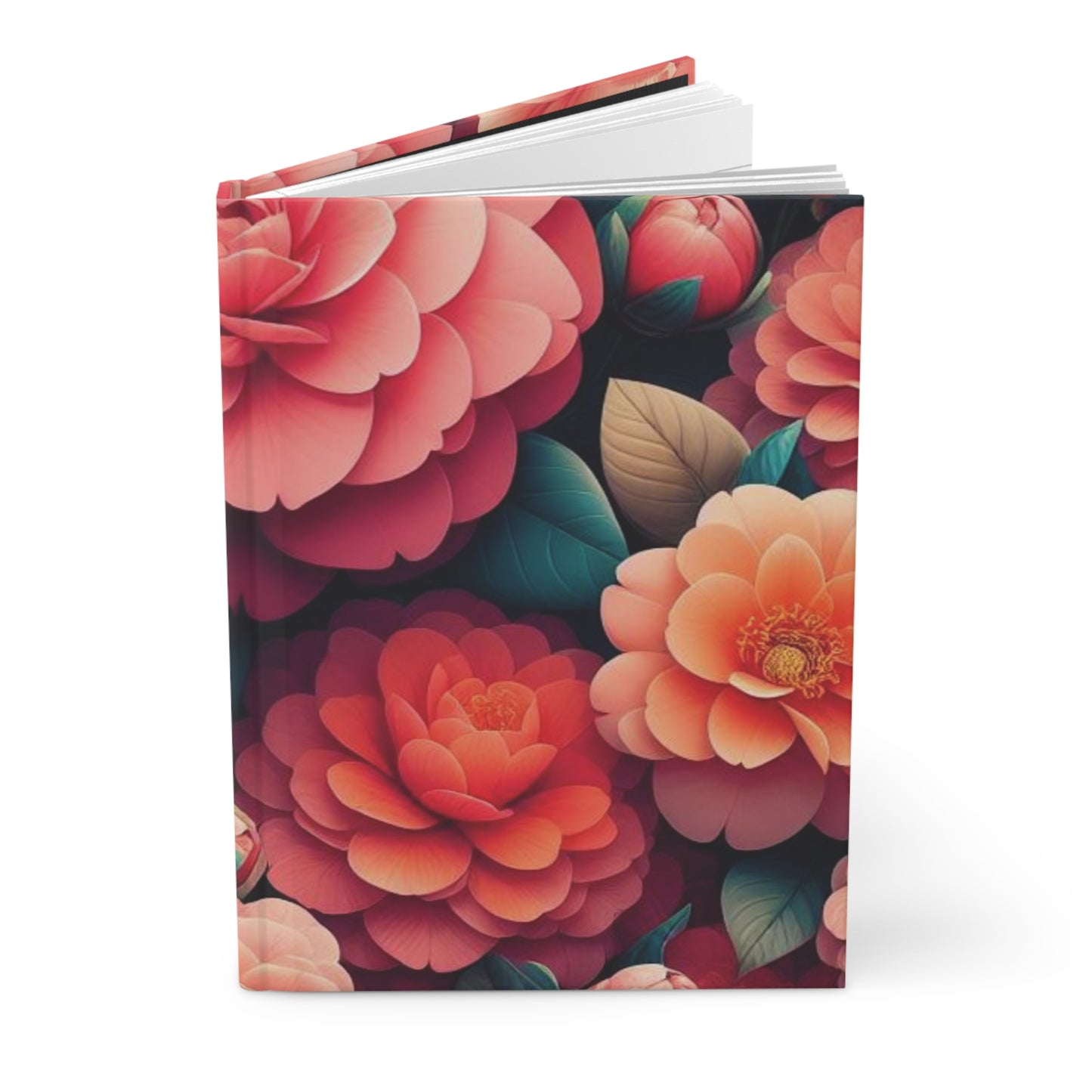 Camelias Hardcover Journal Matte